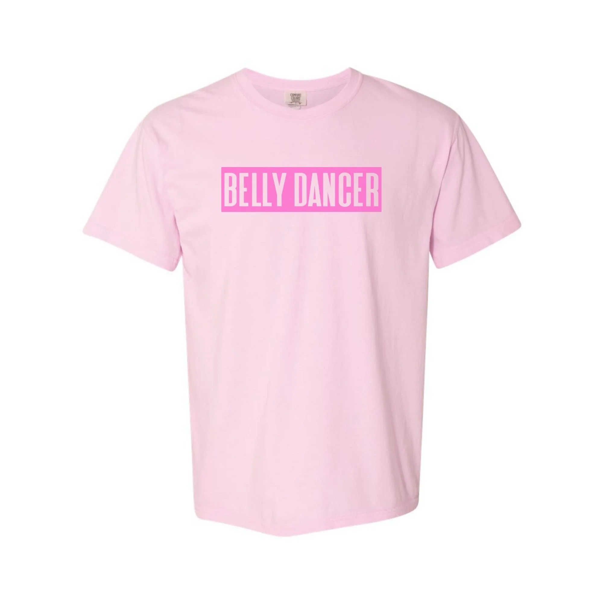Belly Dancer tee in Blossom with pink print