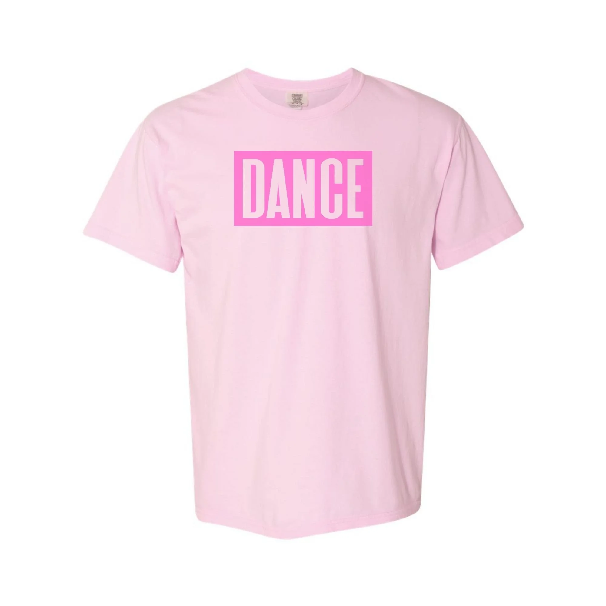 DANCE tee in Blossom with pink print