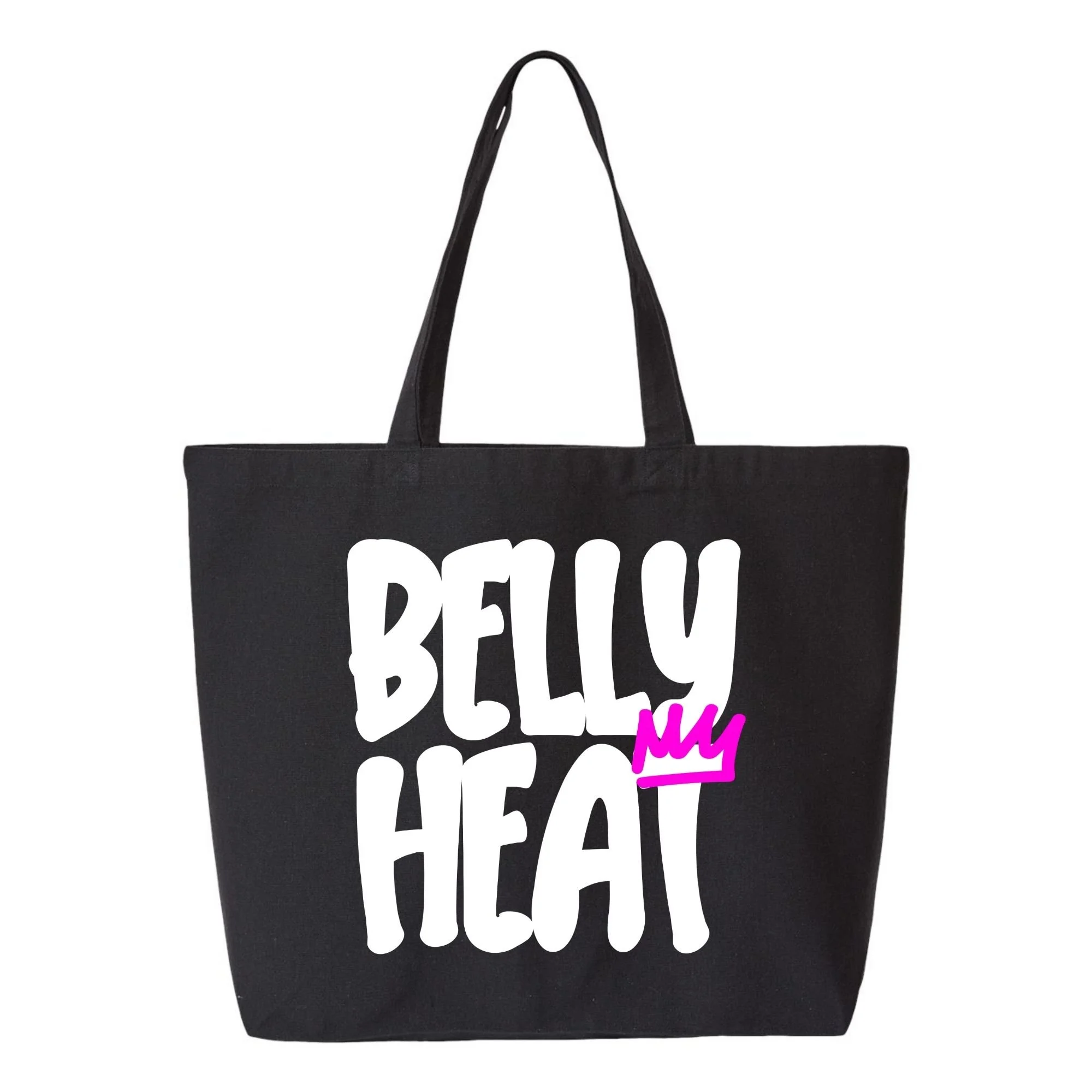 Belly Heat tote bag in black
