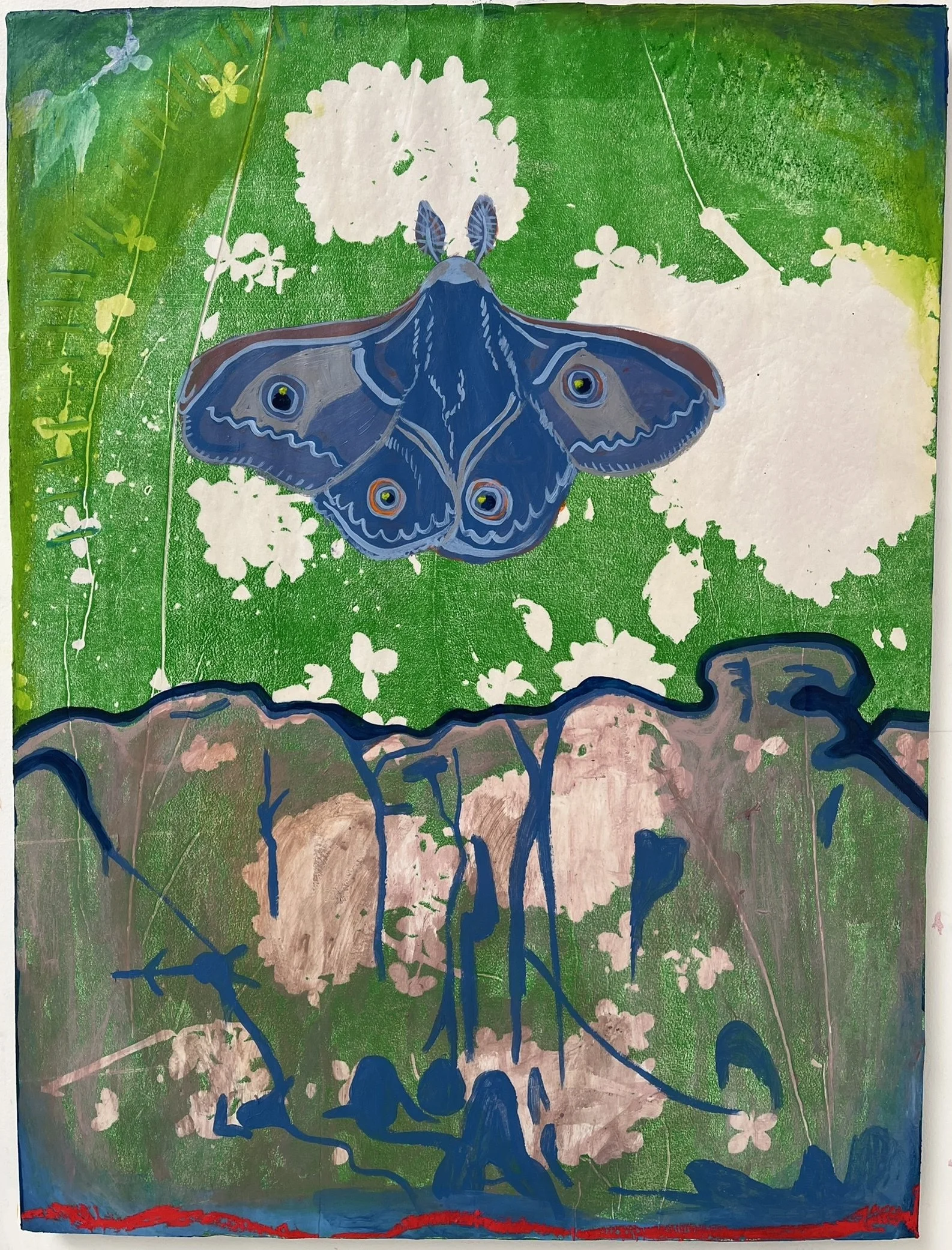 A Better World, 18" x 24", mixed media