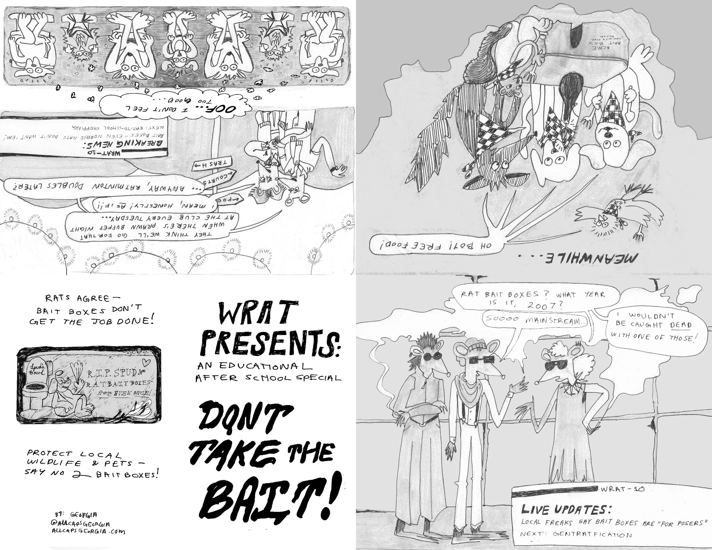 rat city arts festival after school special zine