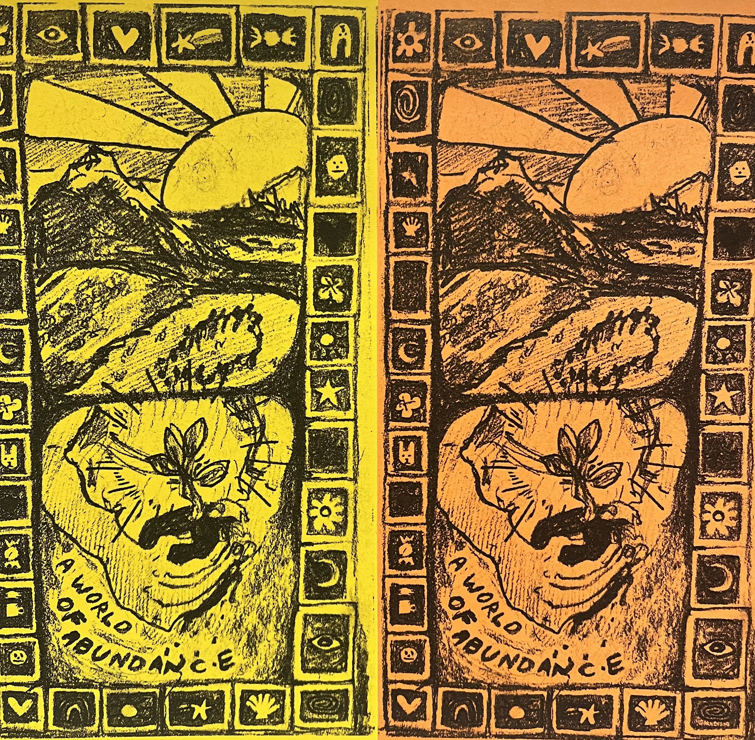 A World of Abundance, 2" x 6"