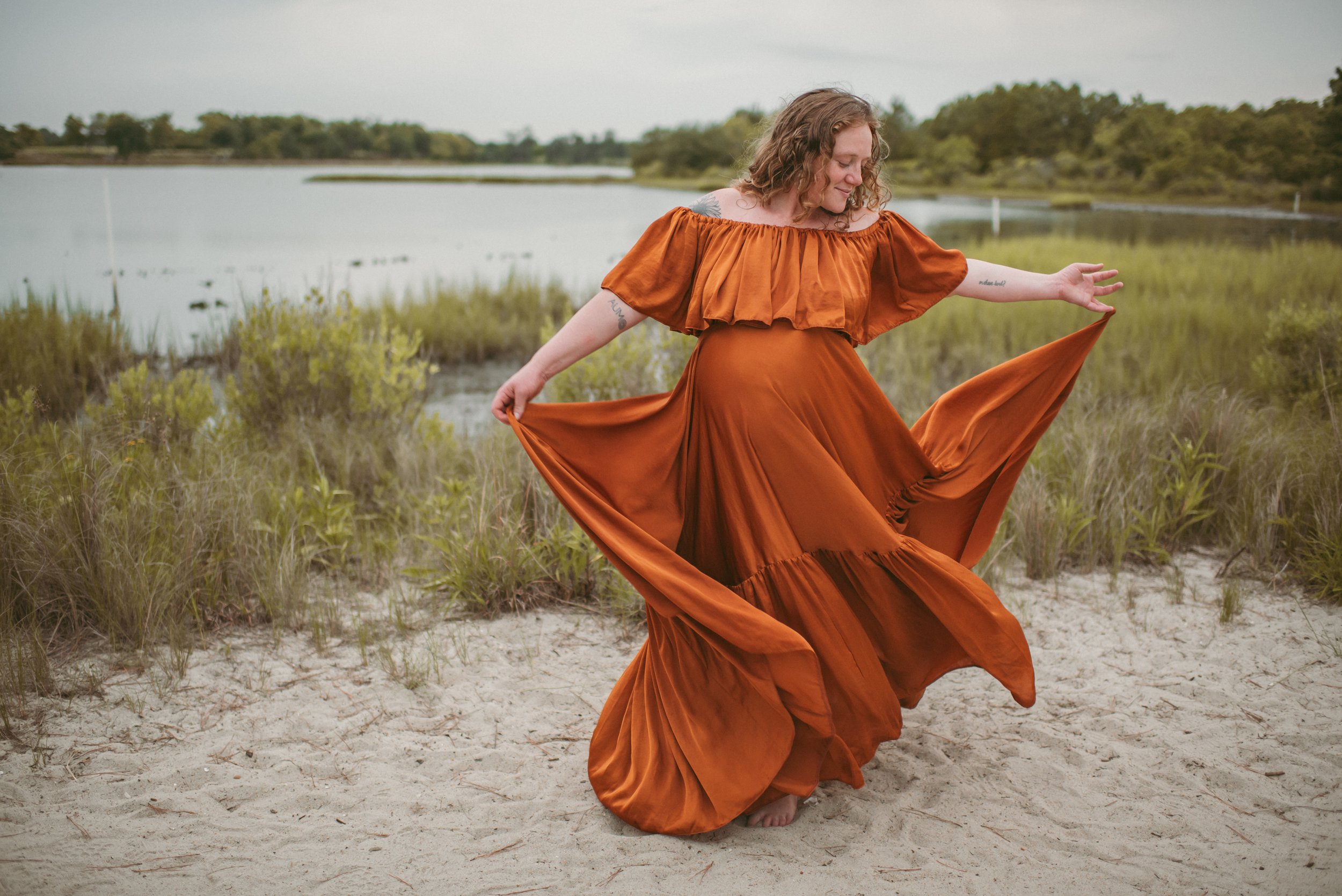 Hailey Biscow - Orange Dress.jpeg