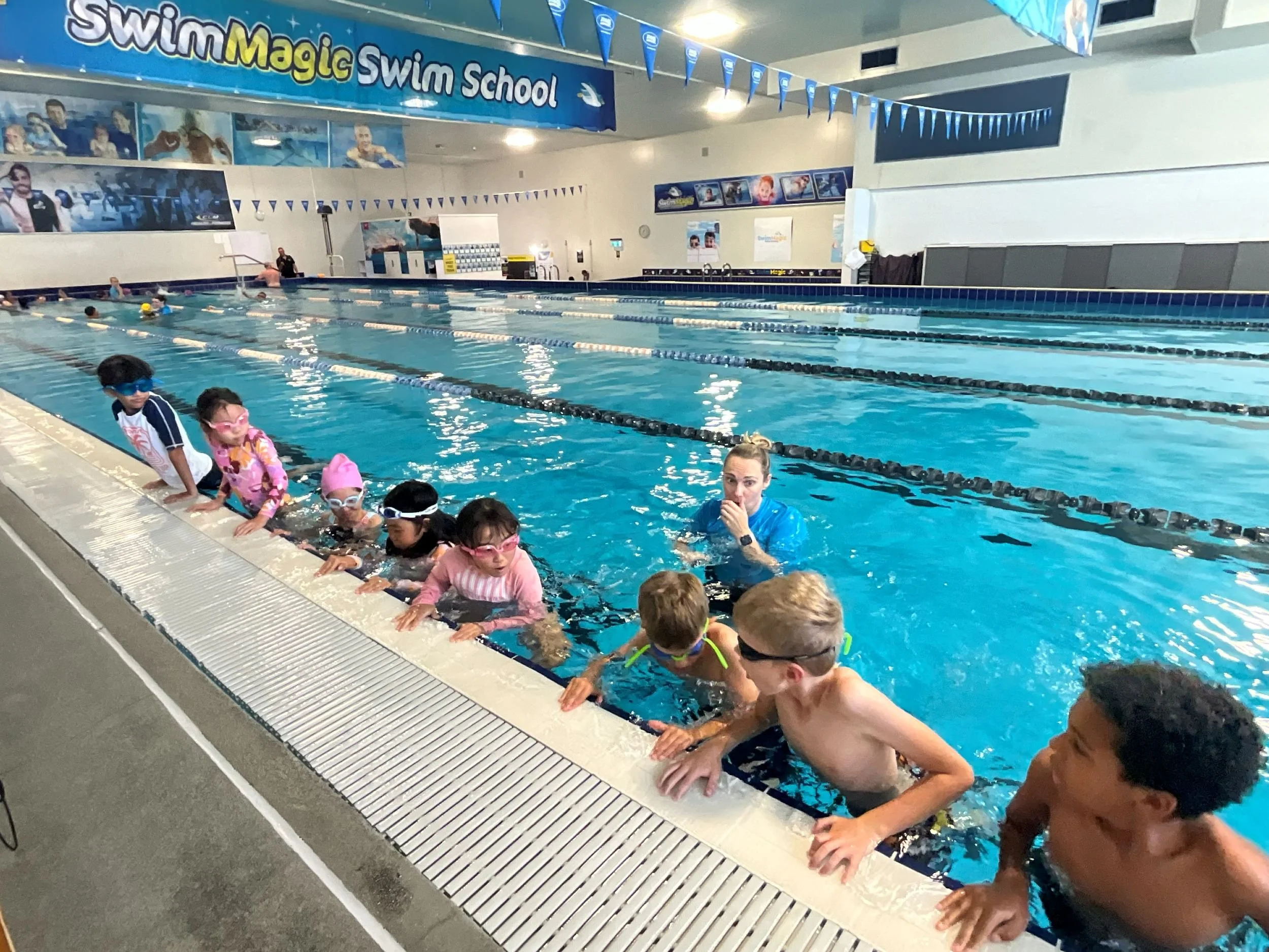 Swimming Instruction at CLM