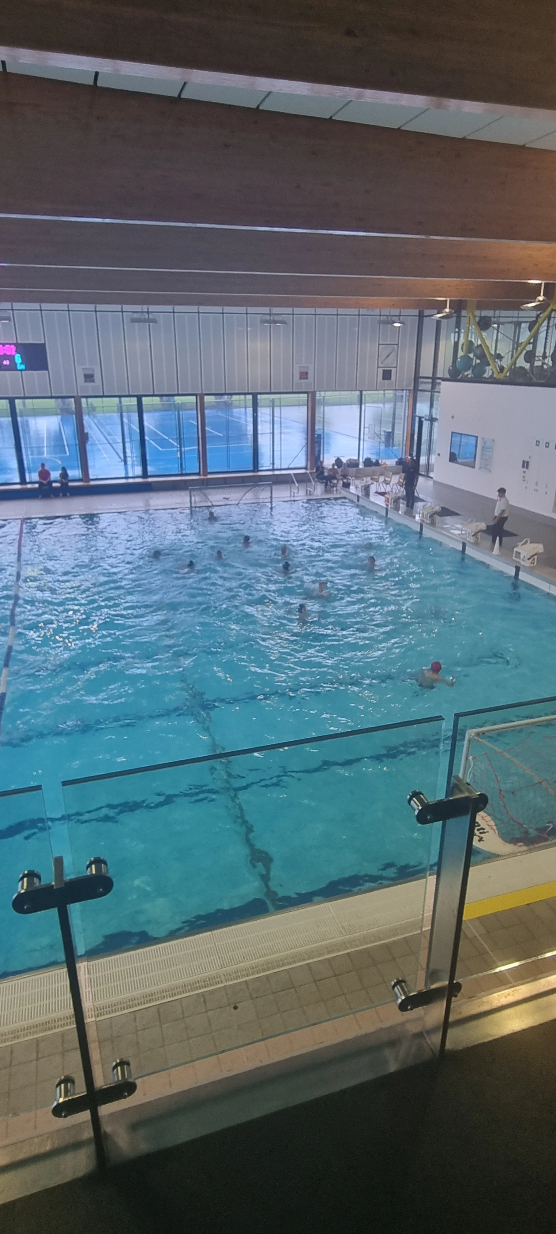Waterpolo Team in action over the weekend