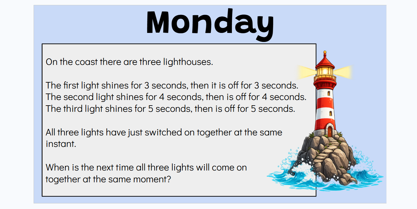 Maths Week - Adult Questions  