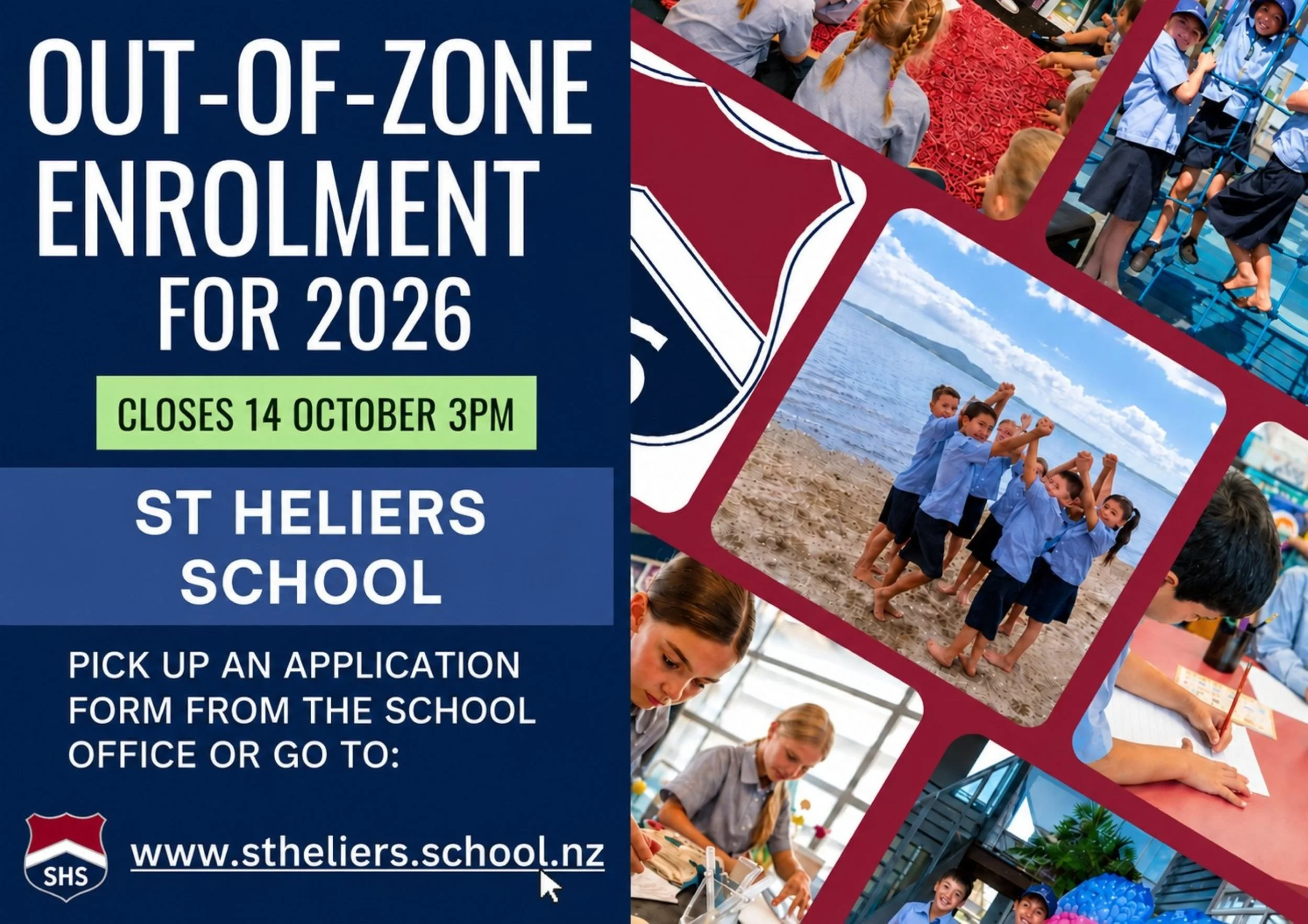 Out-of-Zone Enrolment Applications Close Wednesday 14 October 3 pm