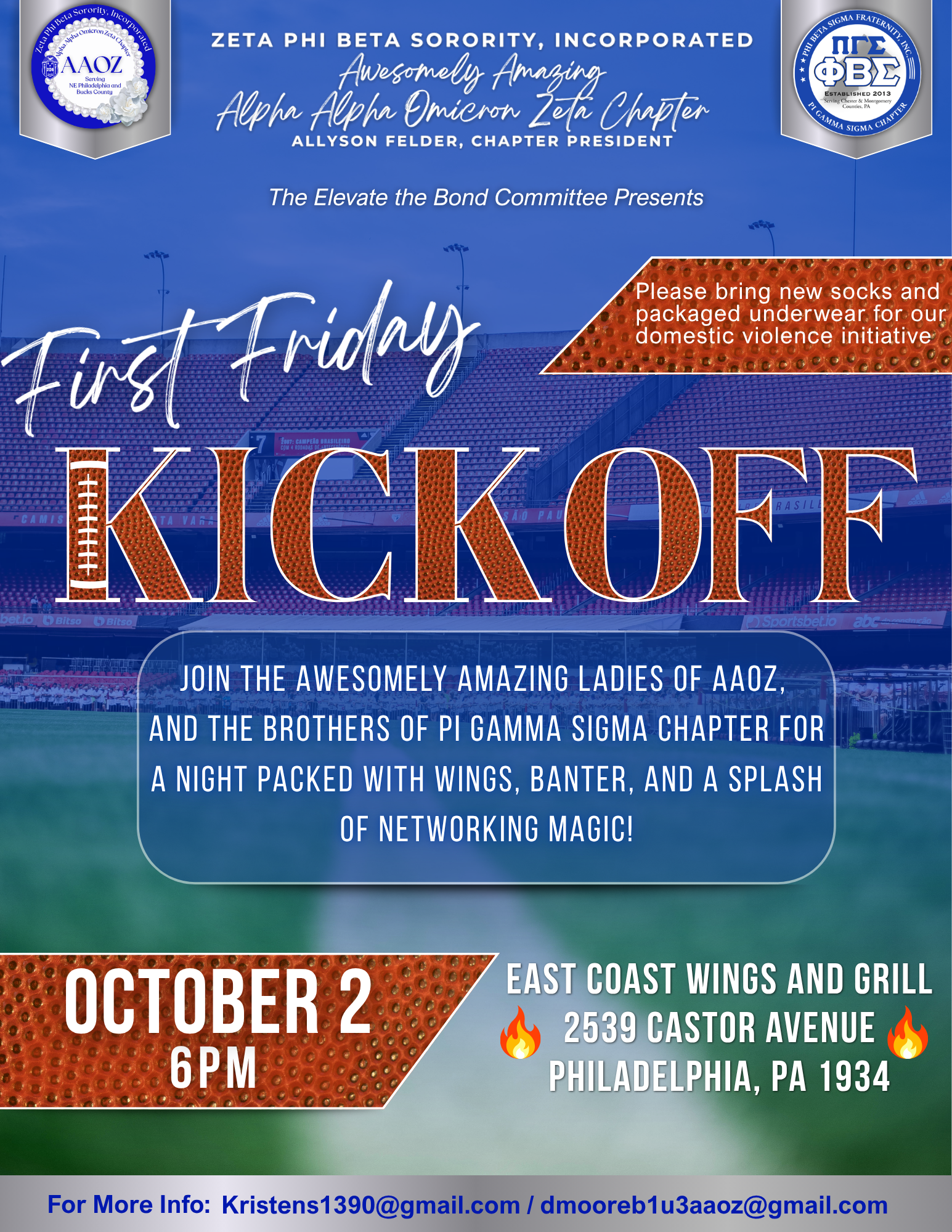 First Friday Kickoff!