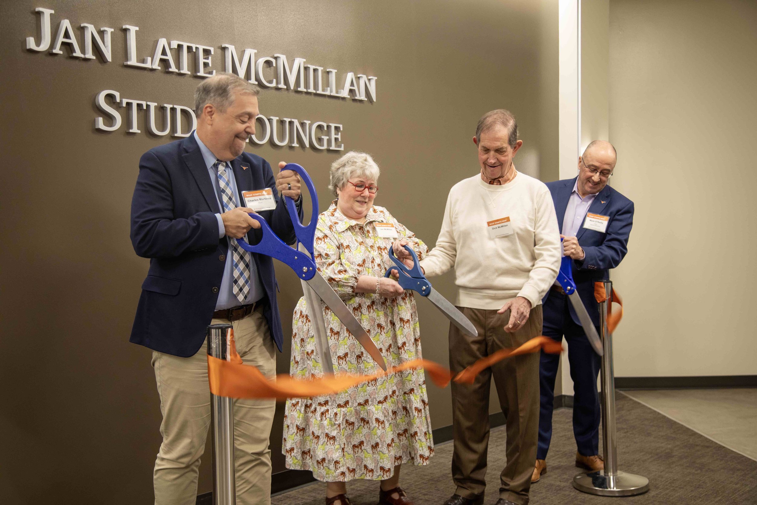 Jan Late McMillan Study Lounge Opening & Dedication Photo 2