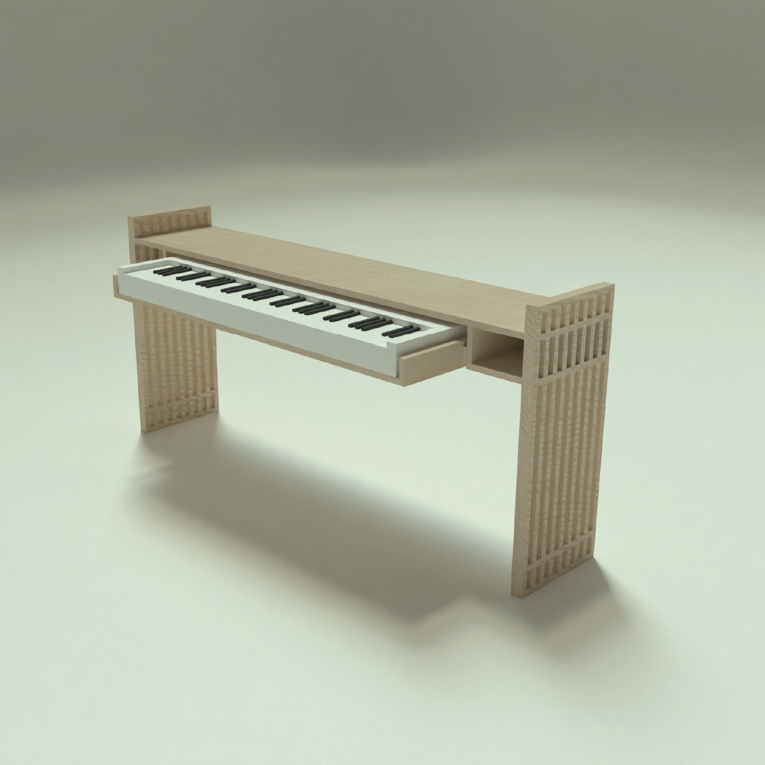 Piano Hide-Away Bench