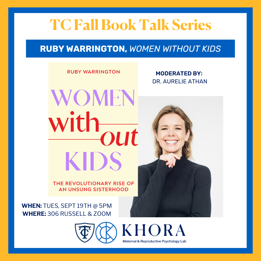 TC Fall Book Talks - Ruby Warrington - Women Without Kids