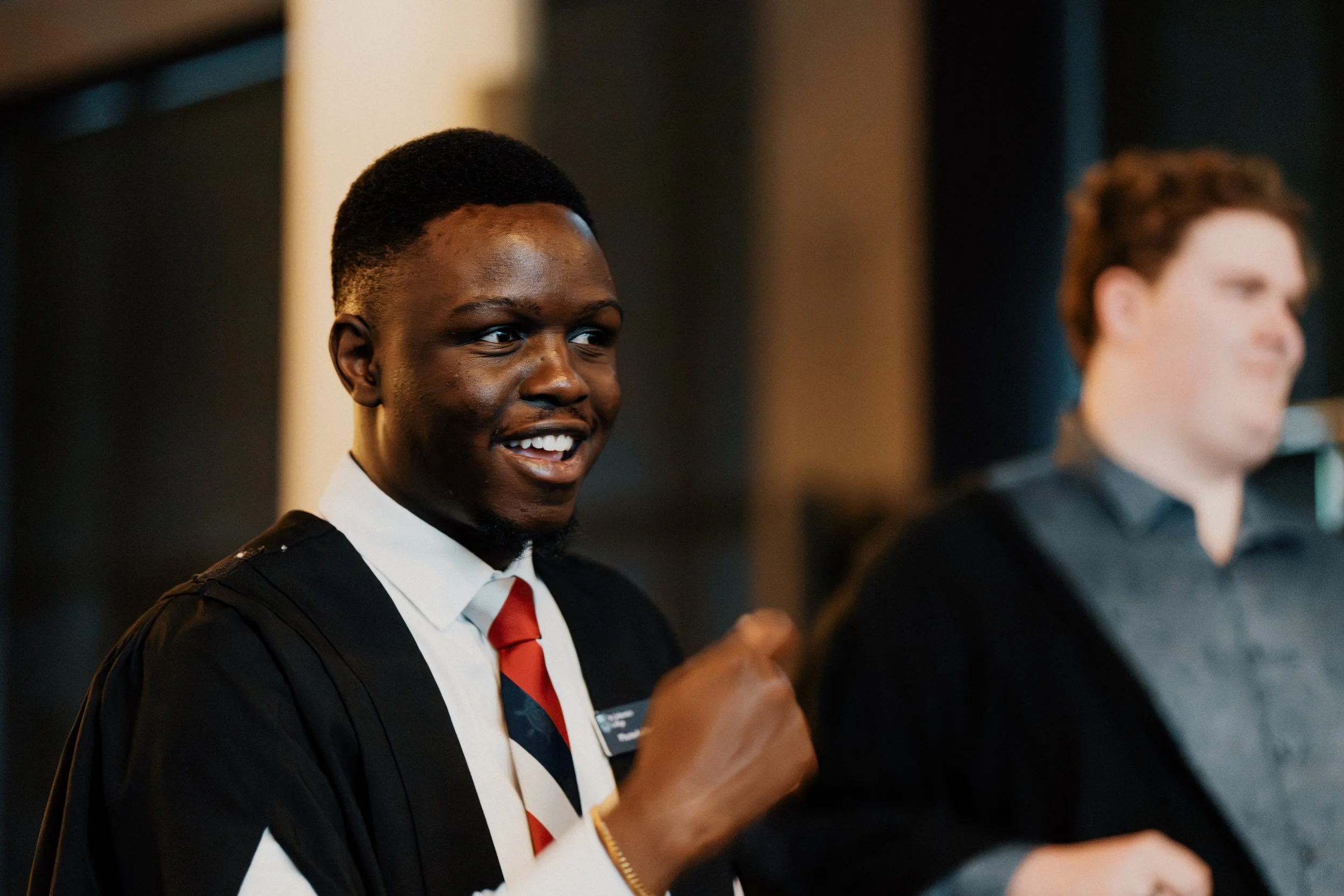 Phumulo at the Scholar's Dinner