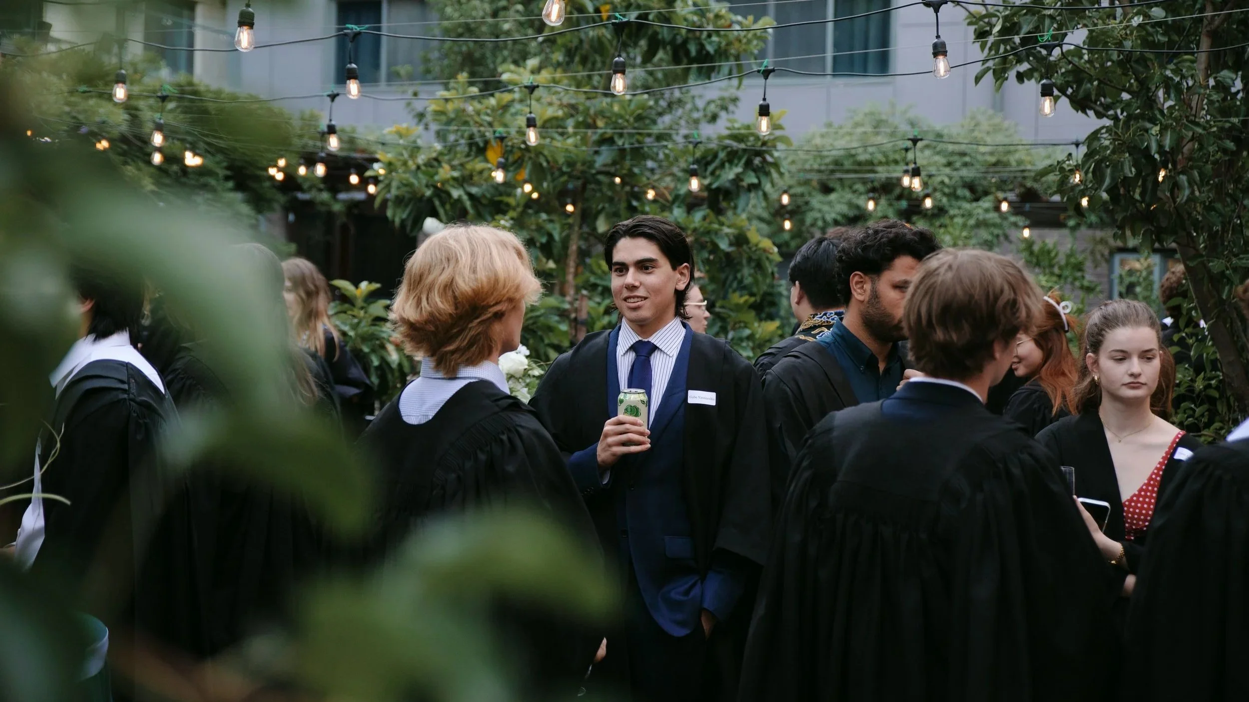 Gabriel Yannarakis, a St Catherine’s Residential Scholarship recipient and UWA Commerce and Engineering student, at the Scholars’ Reception.