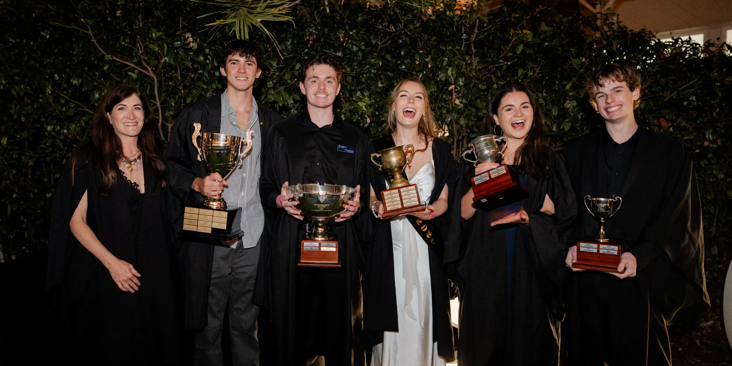 Ashleigh Benadretti Head of College with award winners
