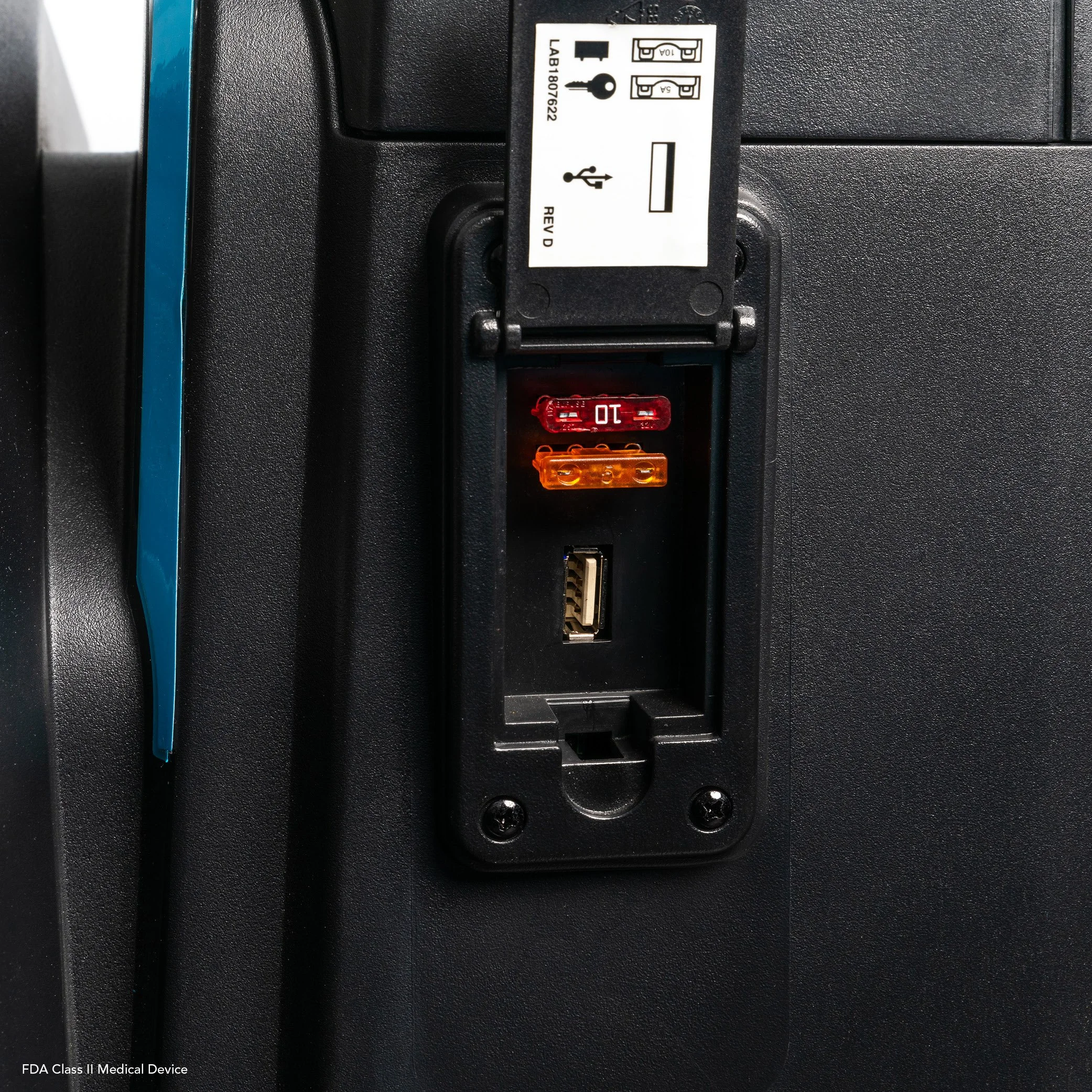 image of the fuse box on a pride px4 mobility scooter