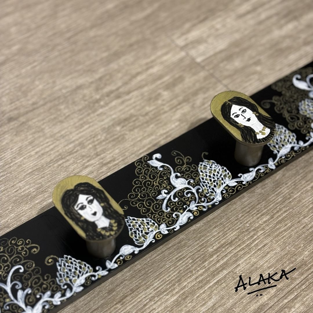 Hand Painted Decorative Rack