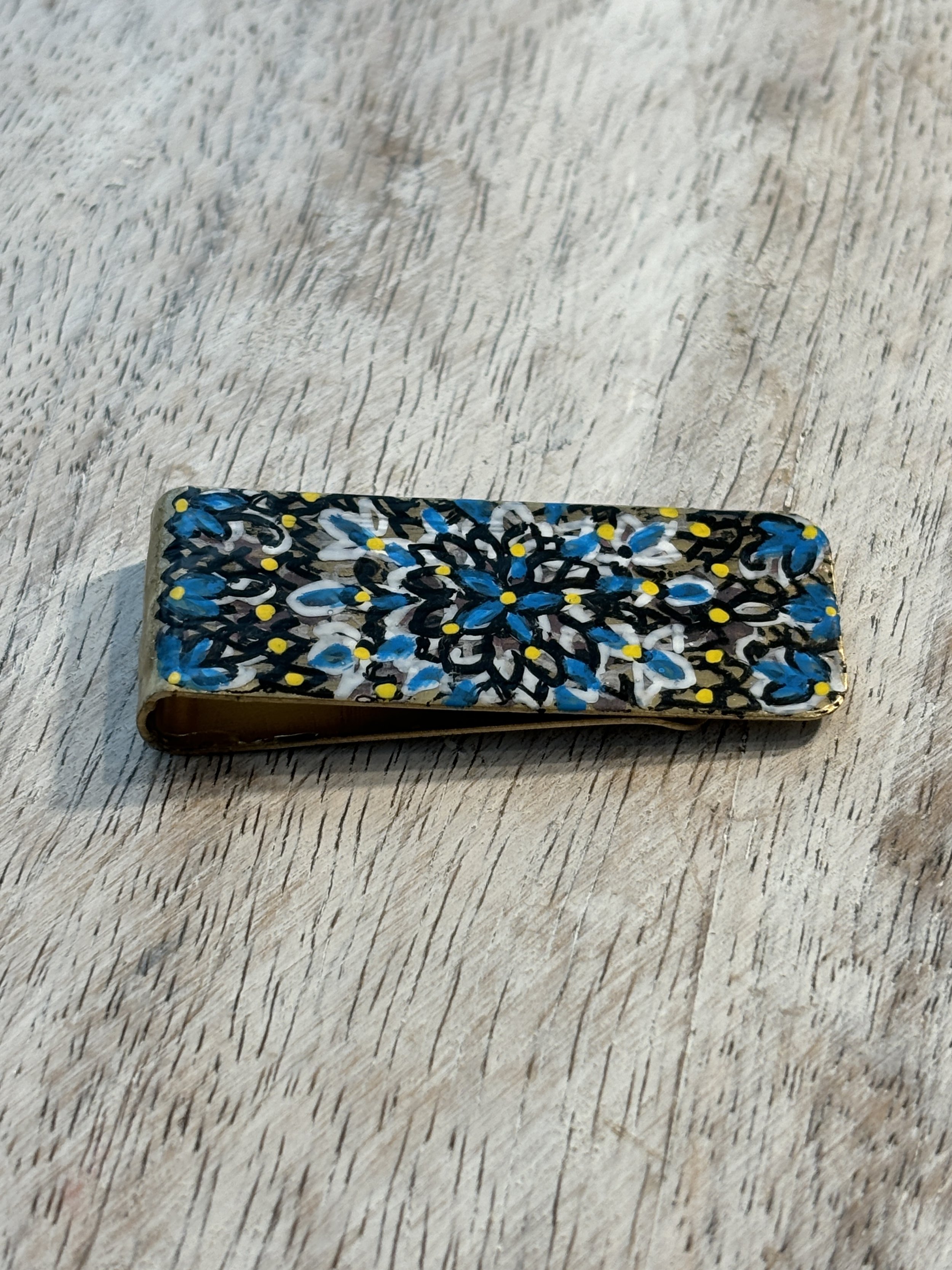 Blue Tie Clip