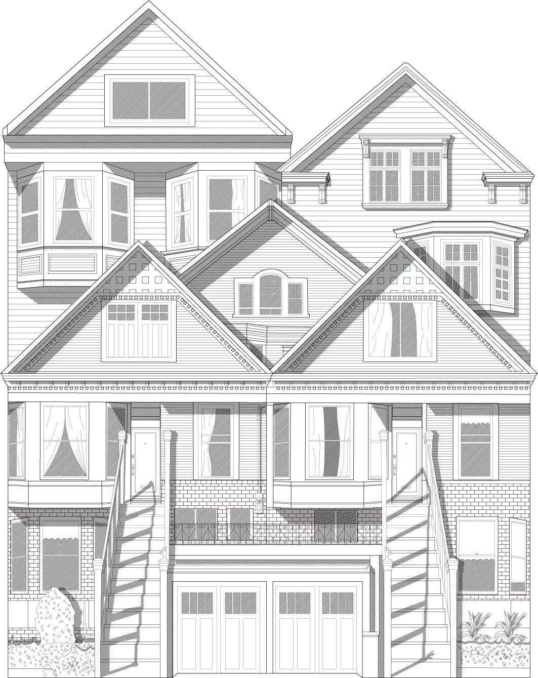 As-Built of Portreo Hill Houses