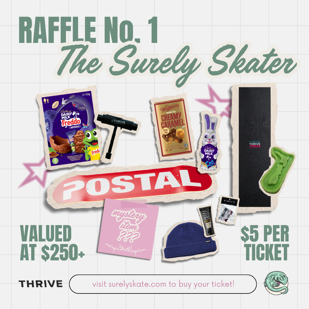 The Surely Skater  |  Raffle Ticket