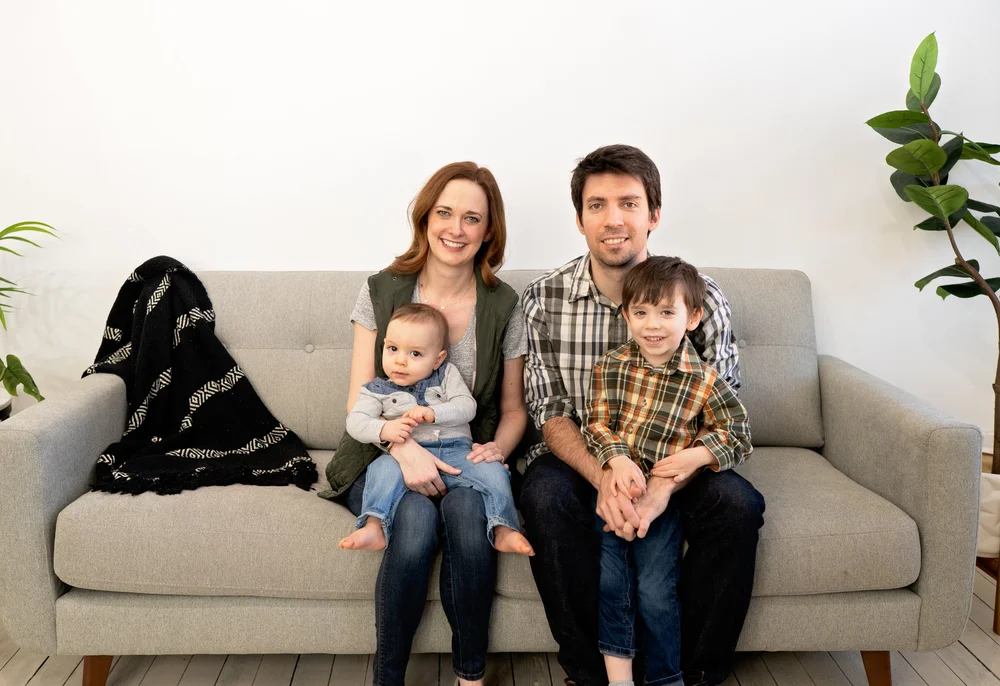 Kelsey Tchamkoriyski, IBCLC, with her family