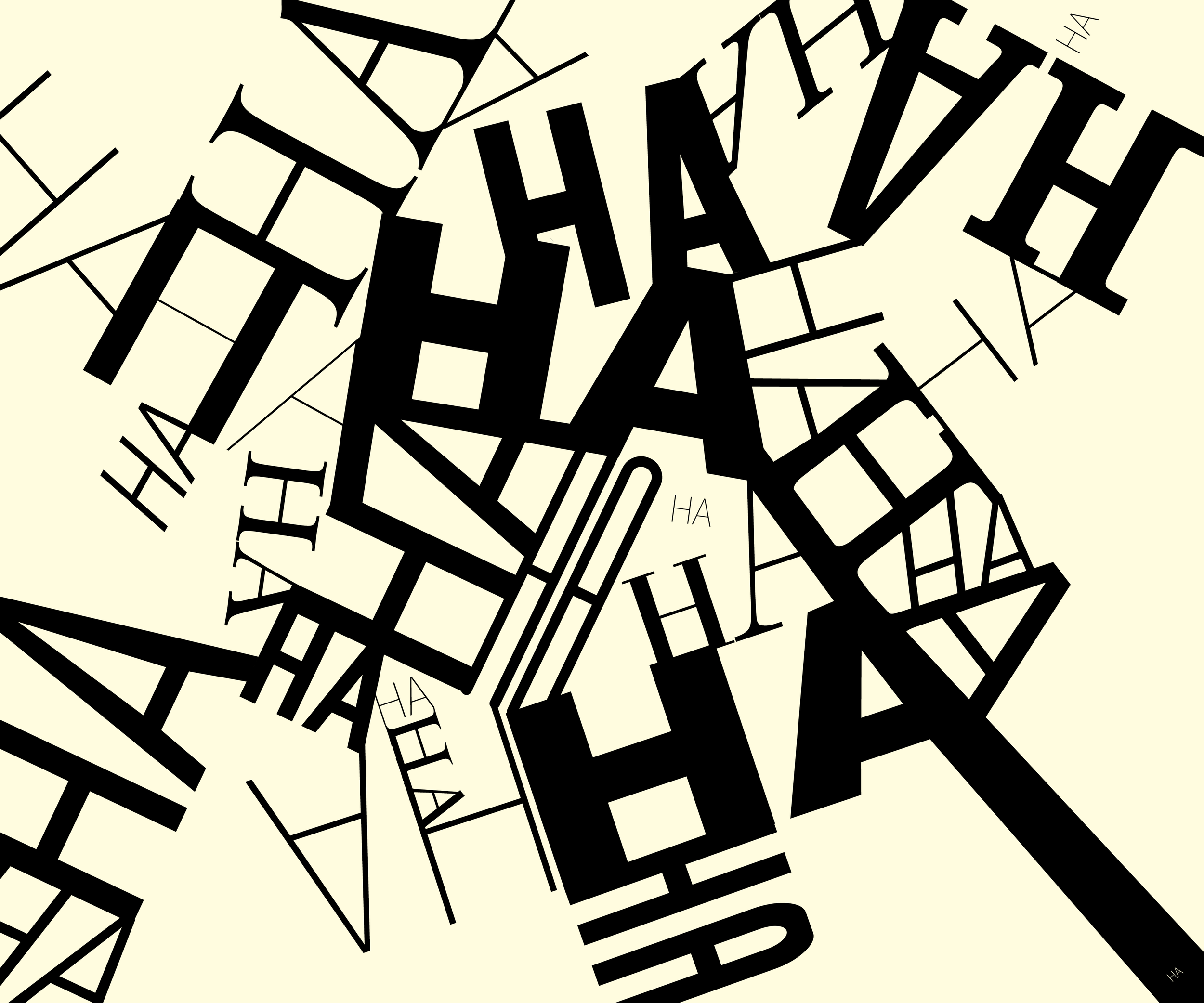 When the Colonel laughs hysterically, it's a very shocking and tense moment. This type collage  interjects in the same manner.
 
