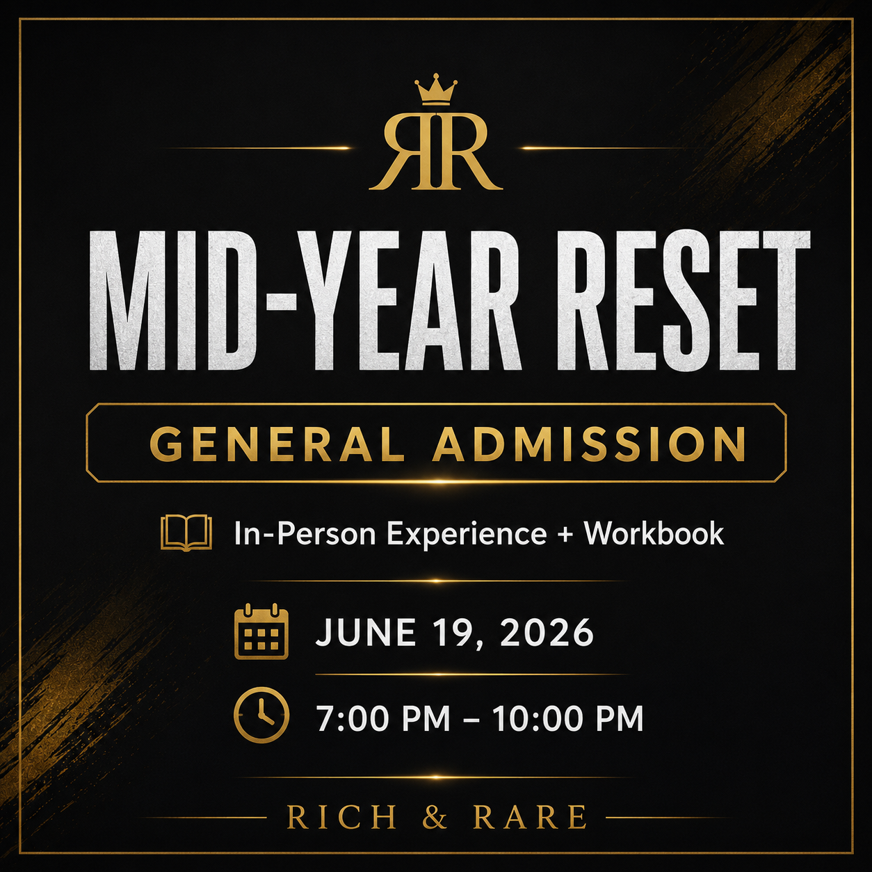 Mid-Year Reset Experience — General Admission