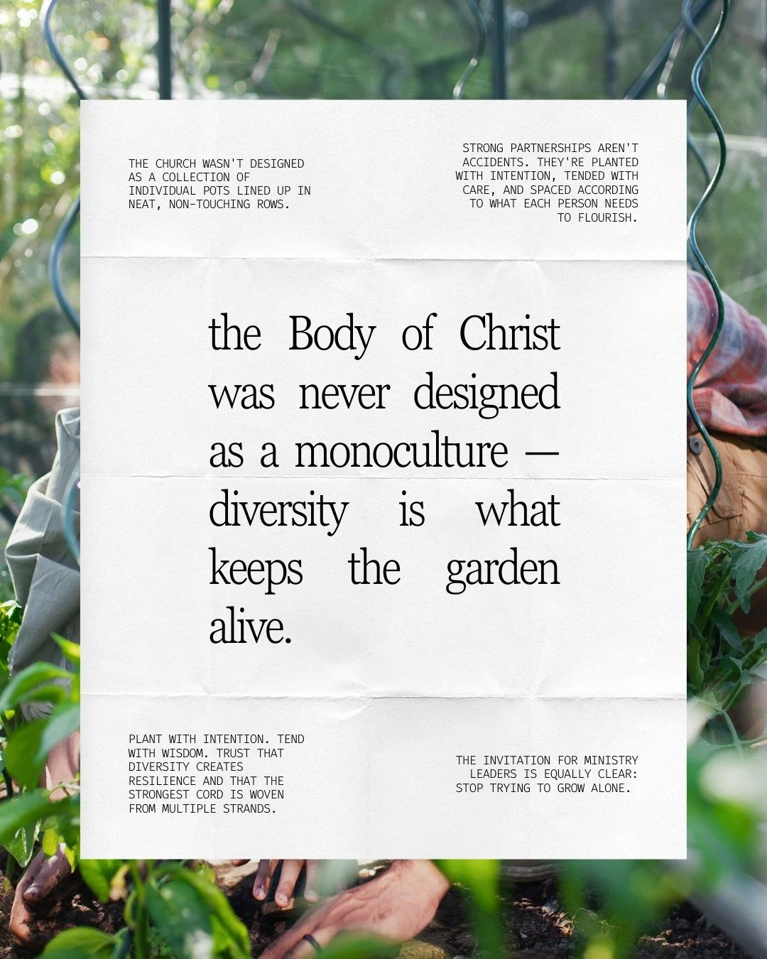 Ministry isn’t meant to grow in isolation. The healthiest leaders cultivate the right companions — those who bring structure, encouragement, and protective cover.
Read more in our new blog, Ministry Companions: Who to Plant Alongside. [li