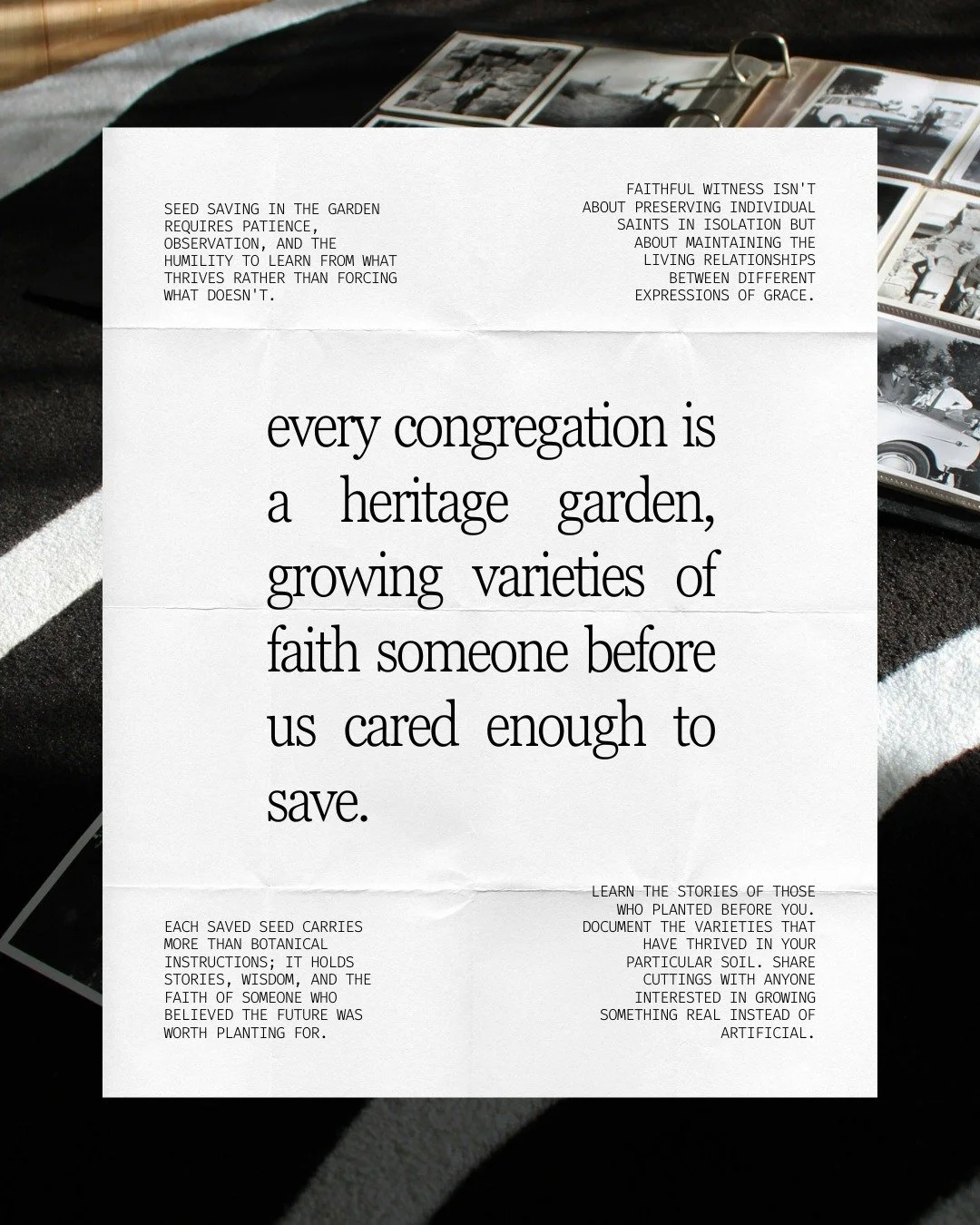 The faith you live today was planted by someone yesterday.
All Saints isn’t a museum piece — it’s a living garden of memory, resilience, and renewal.
Read more in our new blog, All Saints and Seed Savers: Honouring Those Who Planted