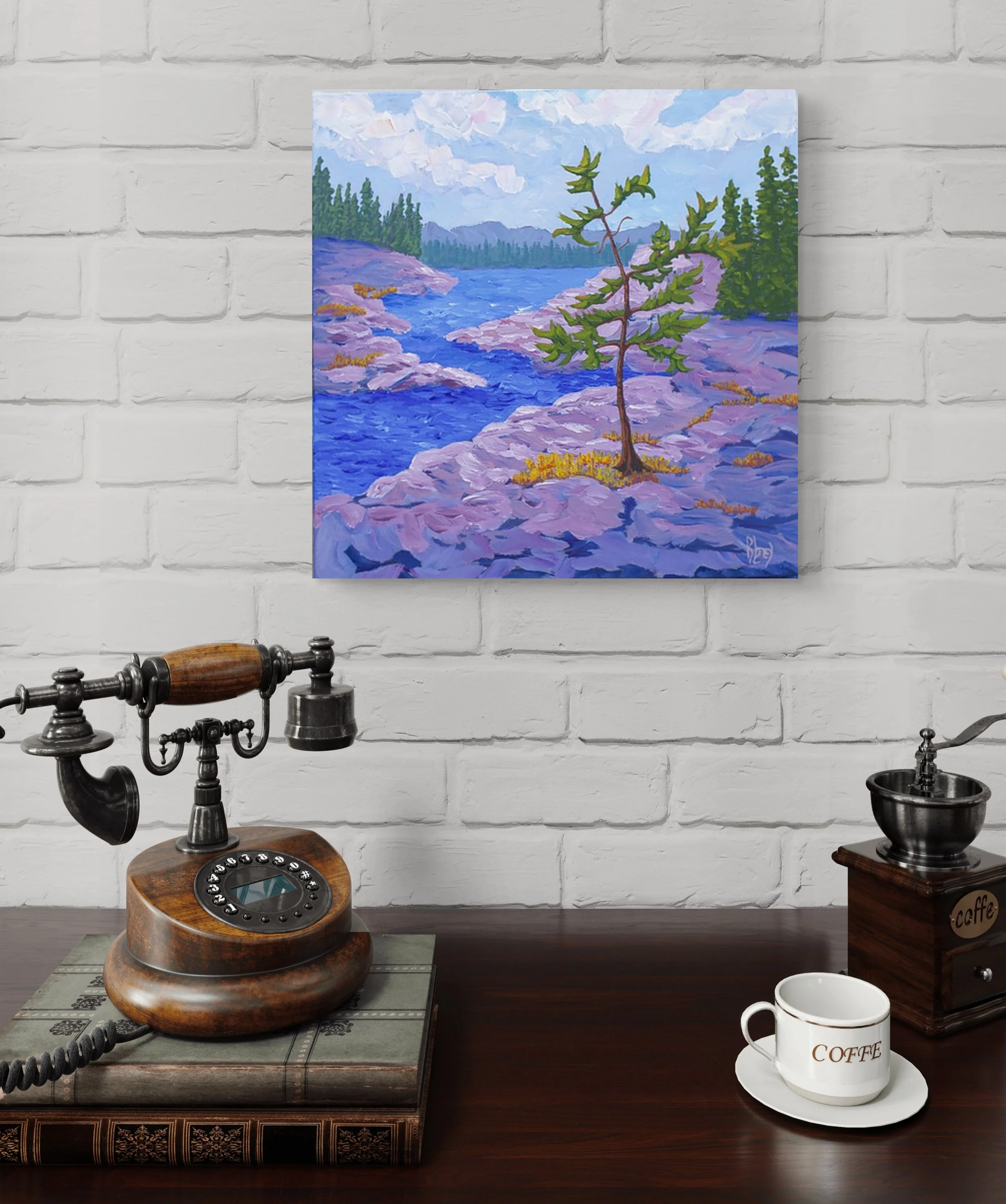 lonely pine killarney 3 frame it done.jpg