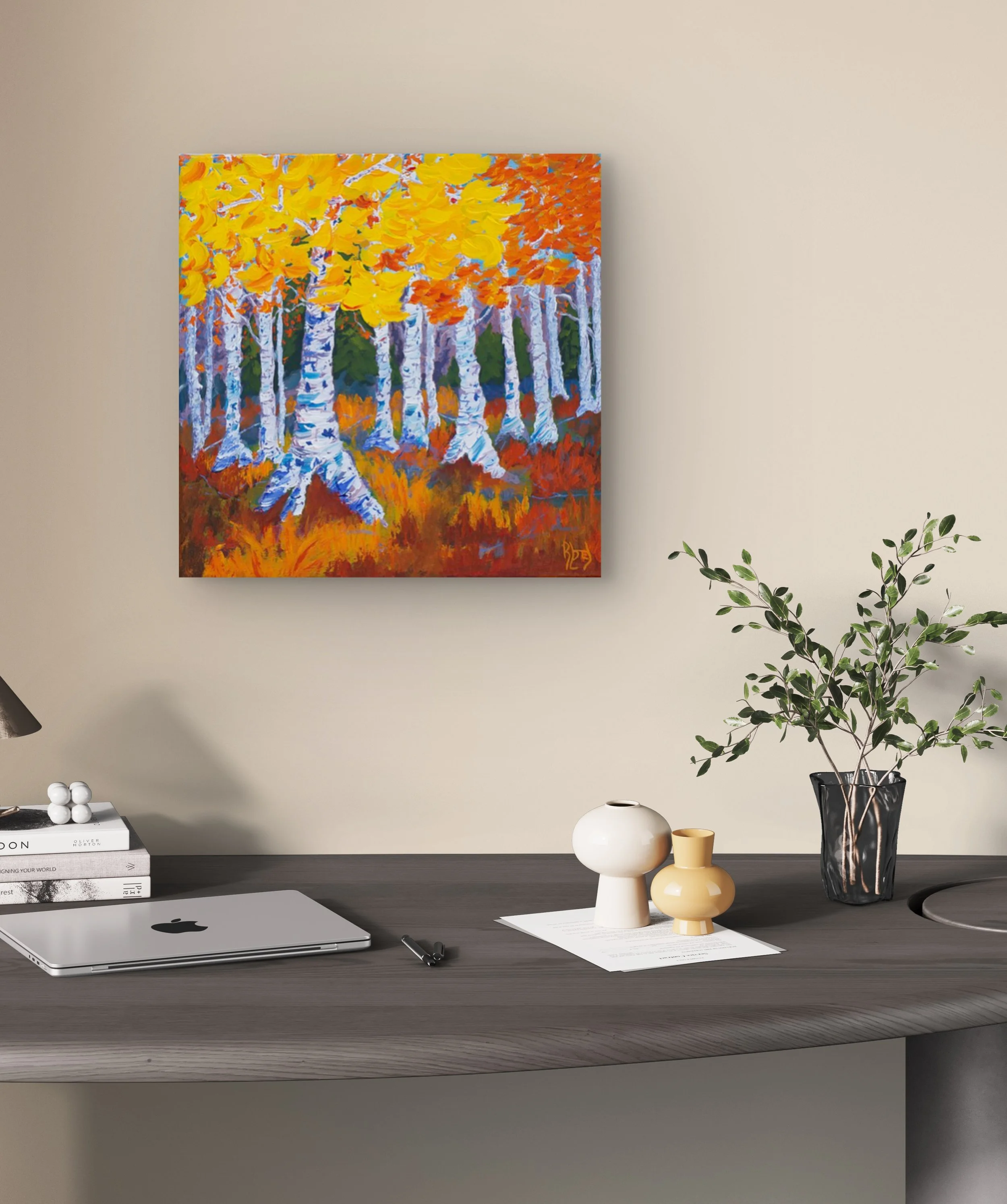 birches yellow 3 frame it done.jpg