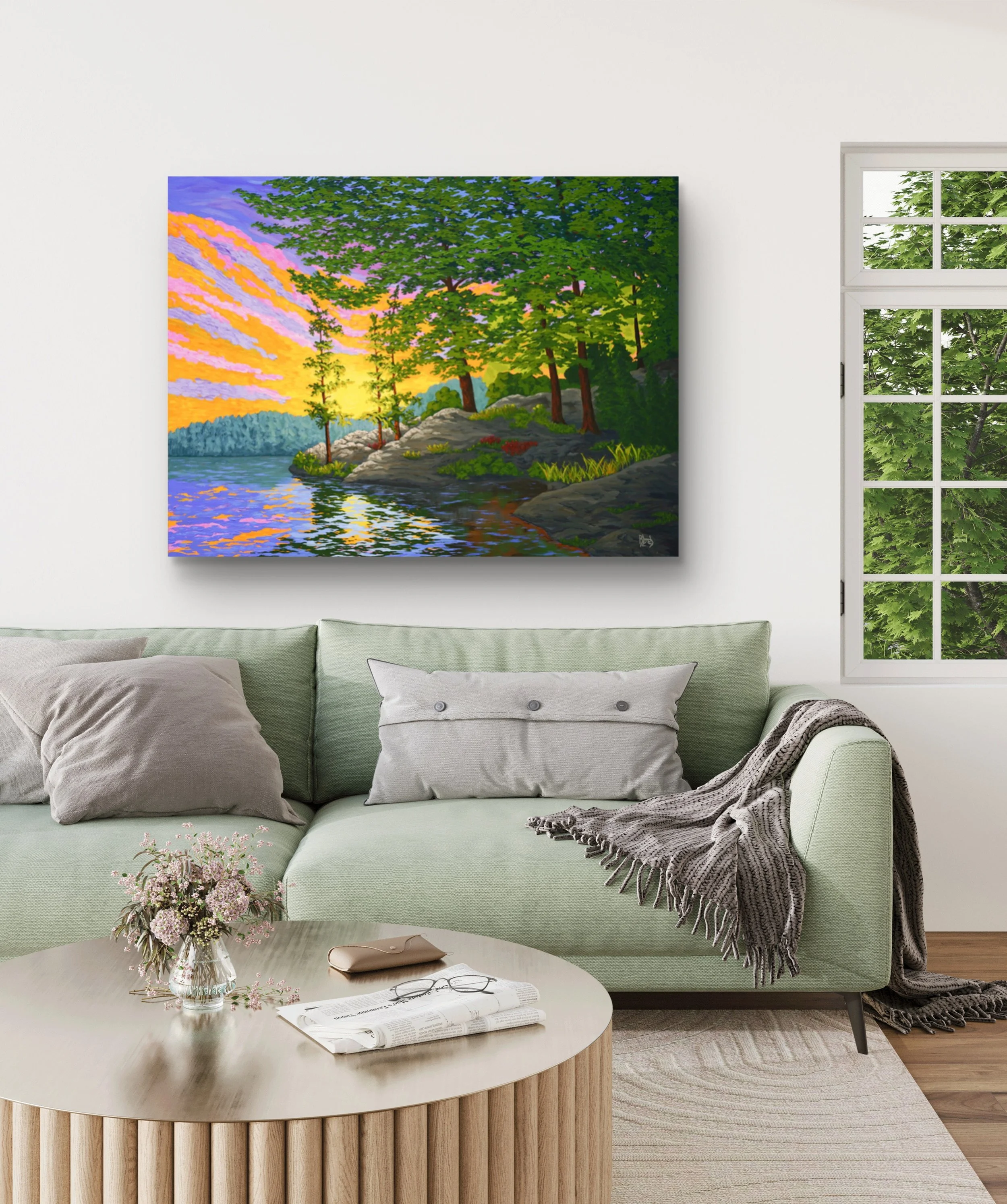 gibson river sunrise 1frame it .jpg