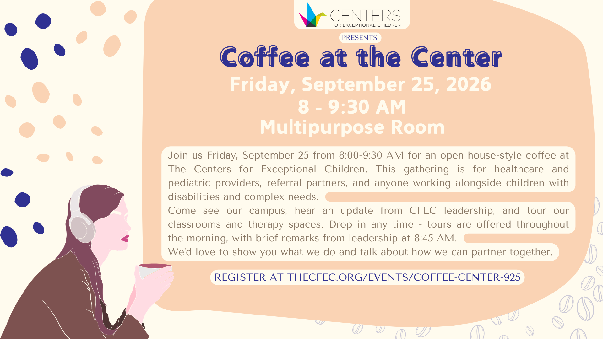 Coffee at the Center 9/25