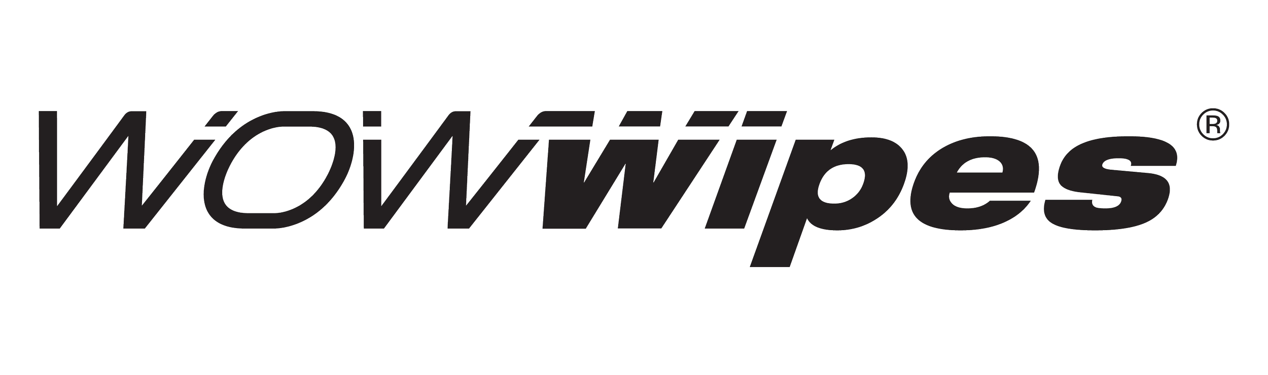 WowWipes logo in black text on a white background.