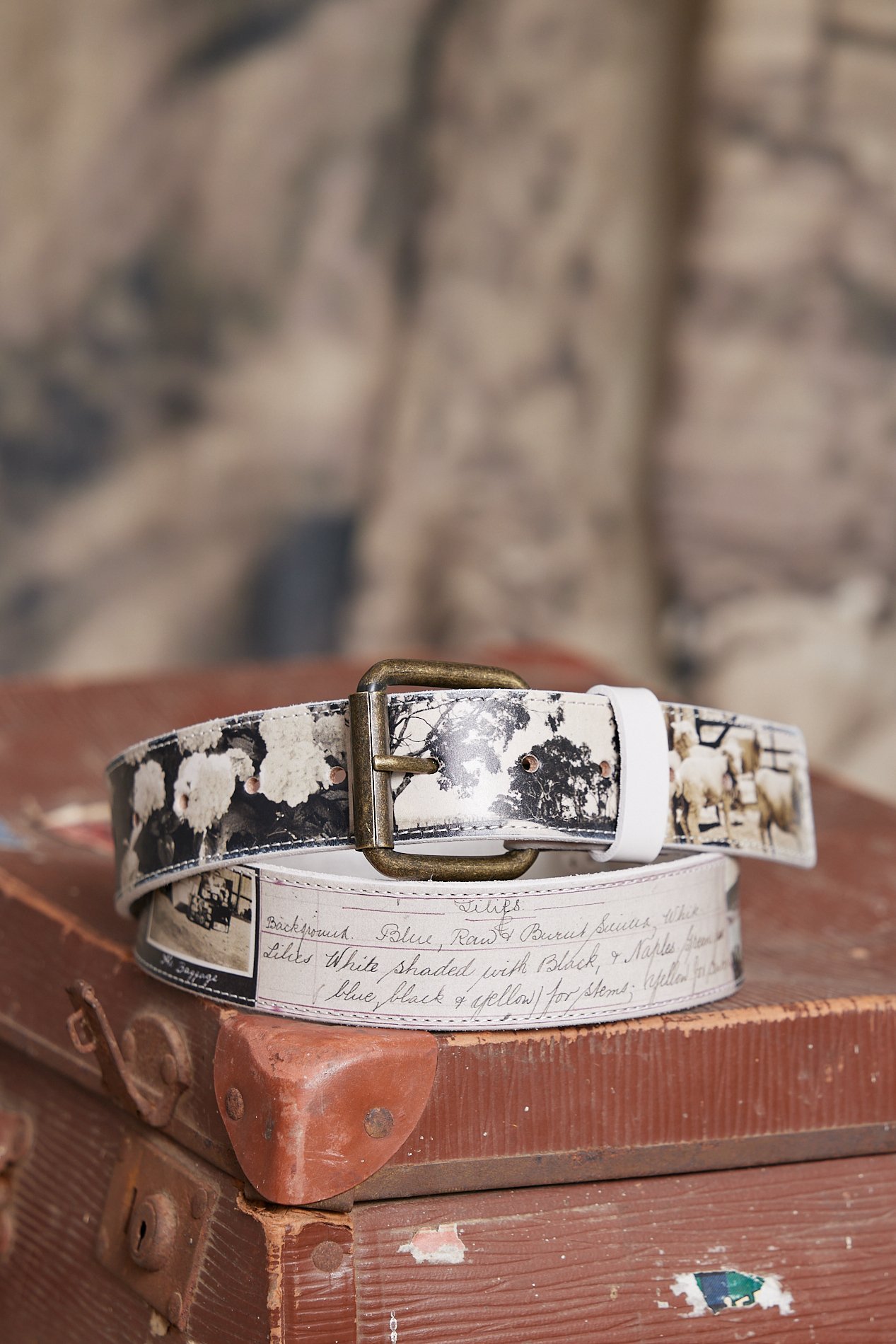 CIR0017 ARTWORKS BELT (BRASS BUCKLE)