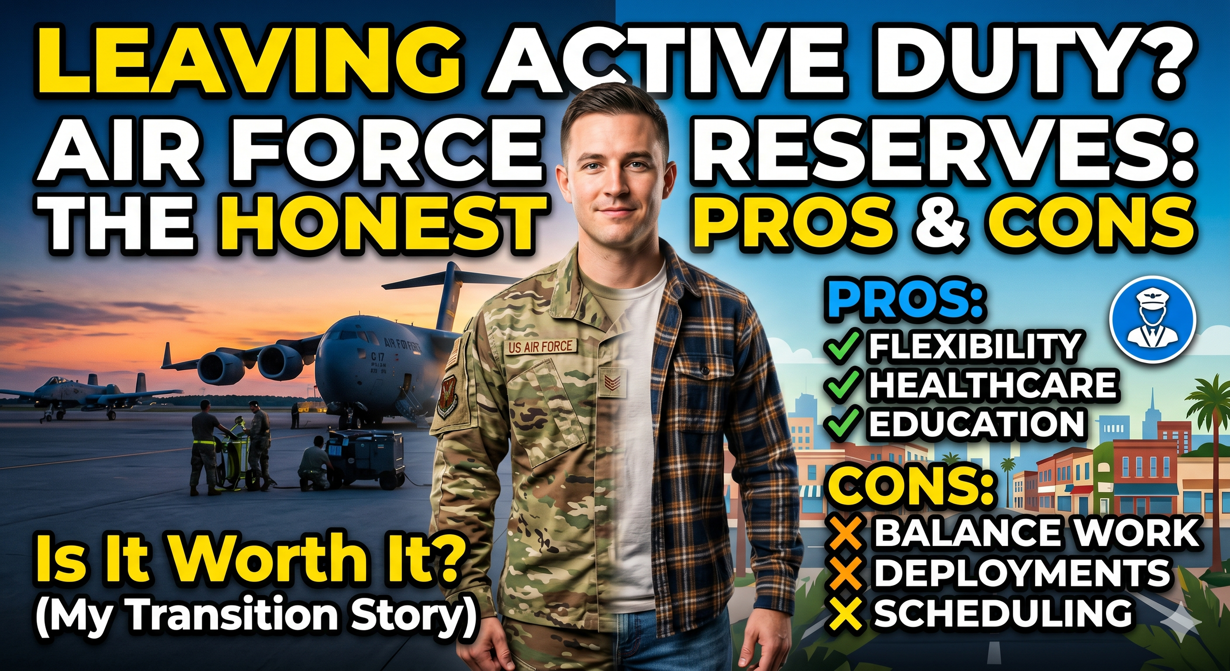 Leaving Active Duty? My Honest Air Force Reserves Experience