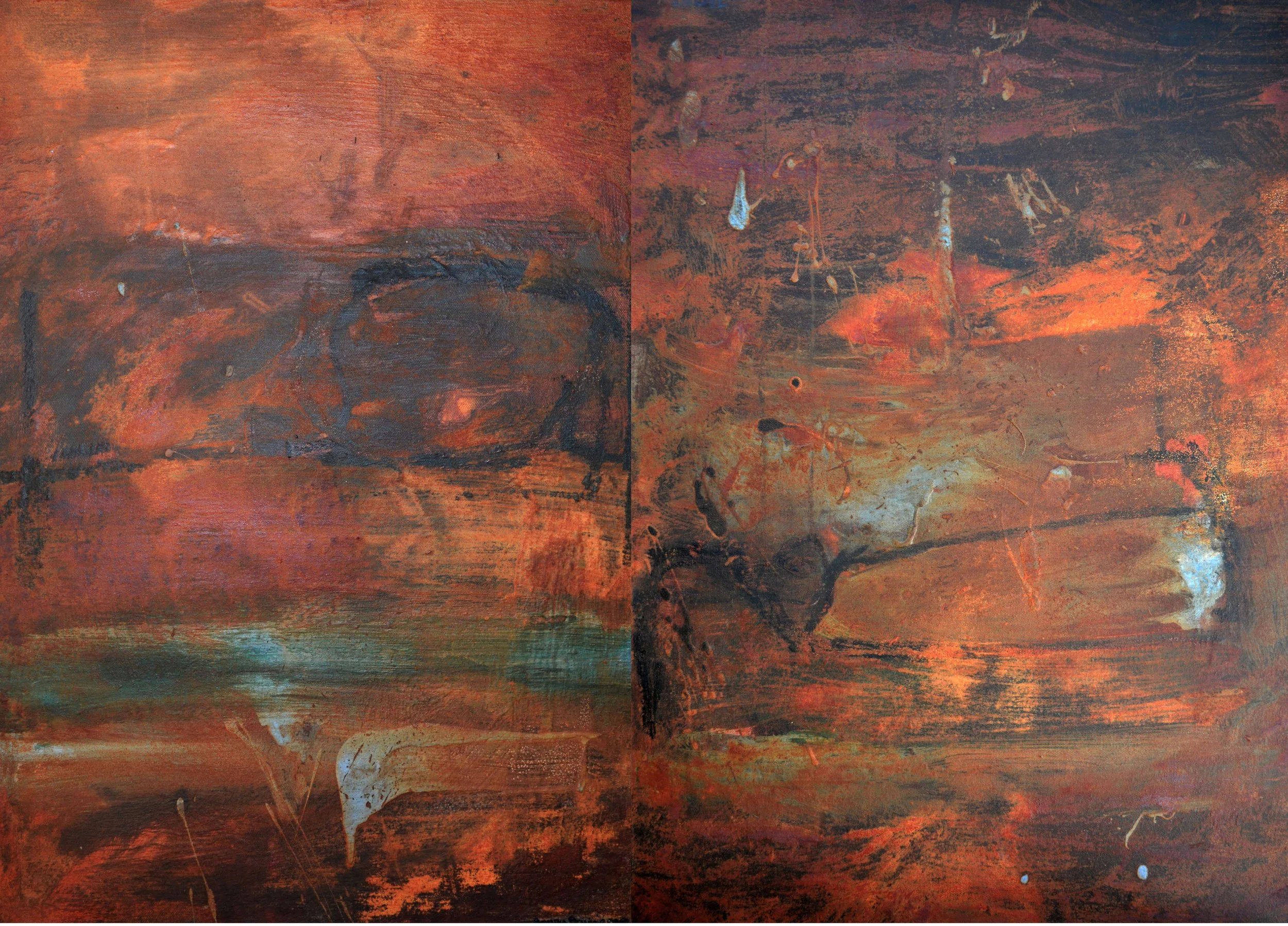 Studio Notes March - The physical Act of Painting