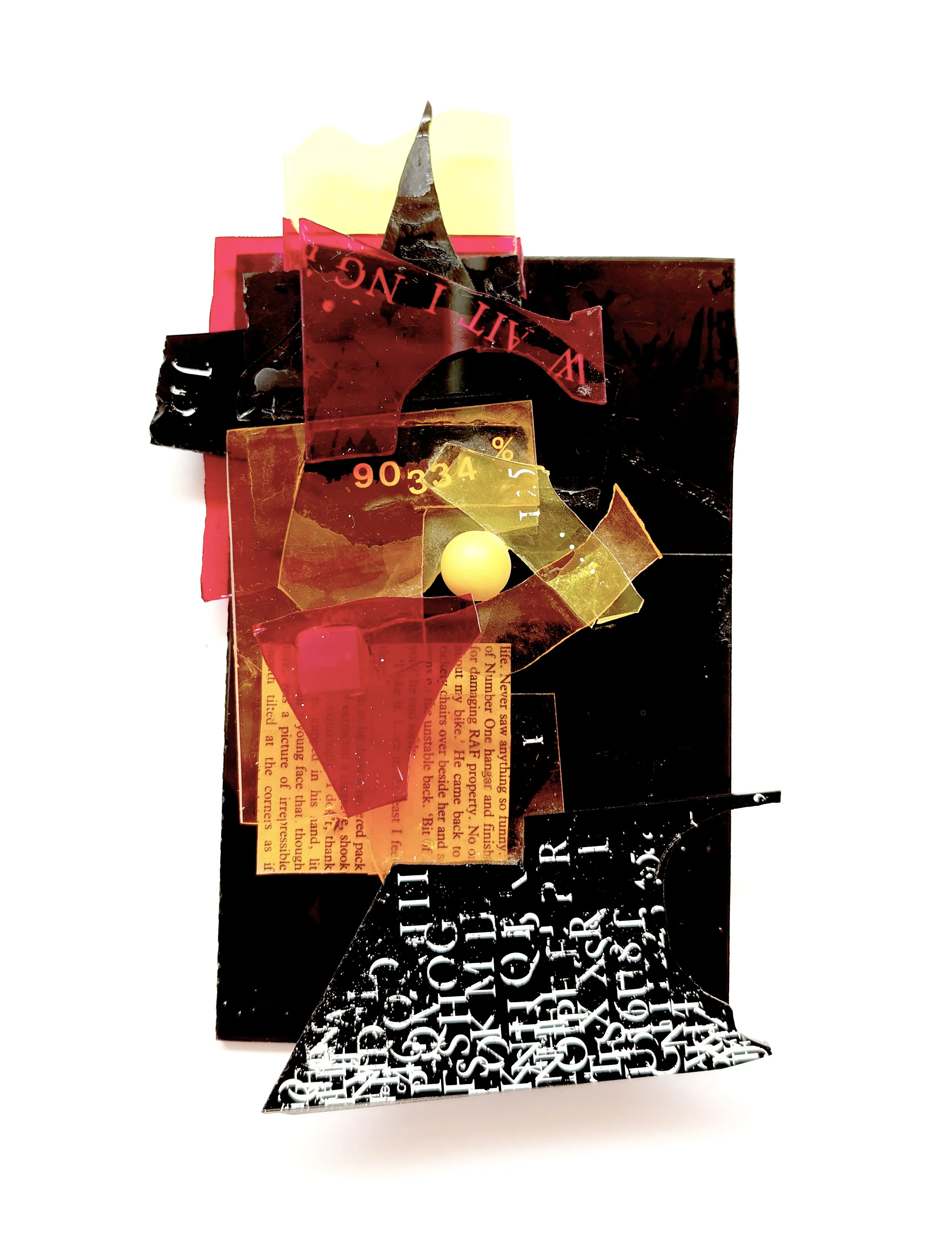 Jenny Davis_90334_Perspex vintage paper text toy__2006.jpg