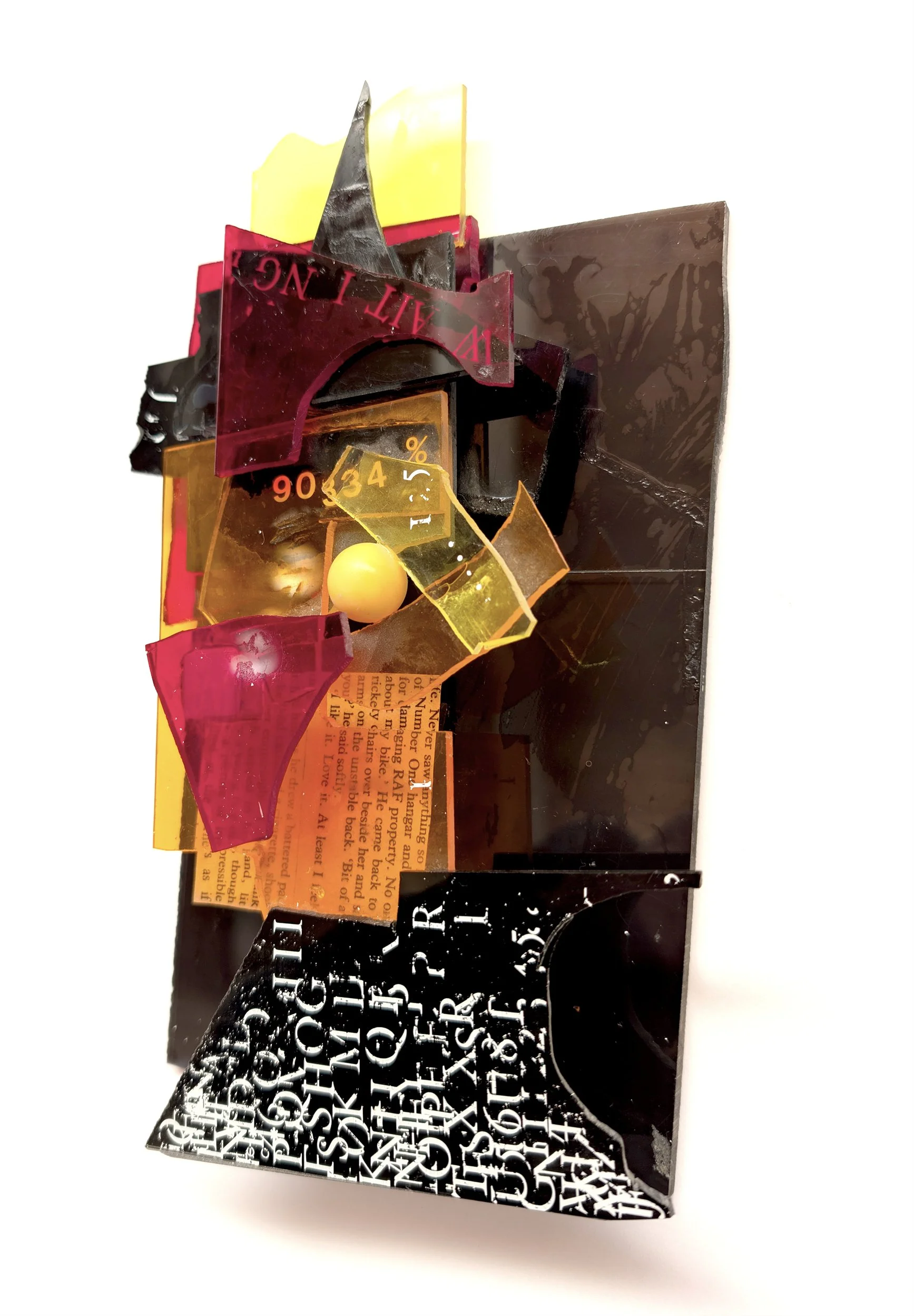 Jenny Davis_90334_Perspex vintage paper text toy__2006_angle sml.jpg