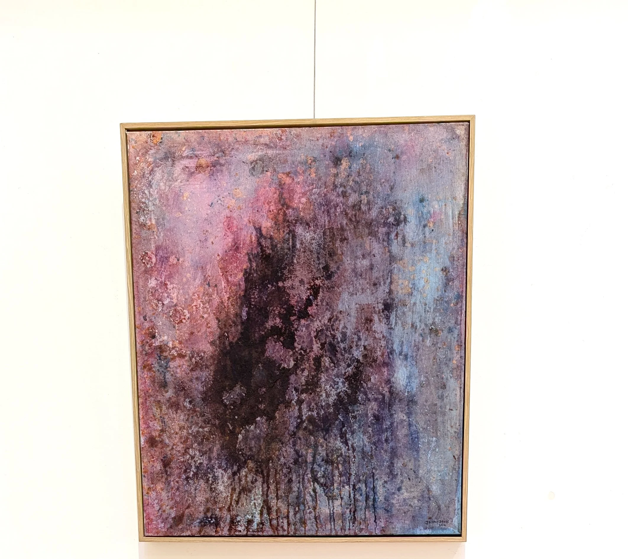Wallmatter 11_Acrylic paint shellac on canvas_Framed_2016.jpg