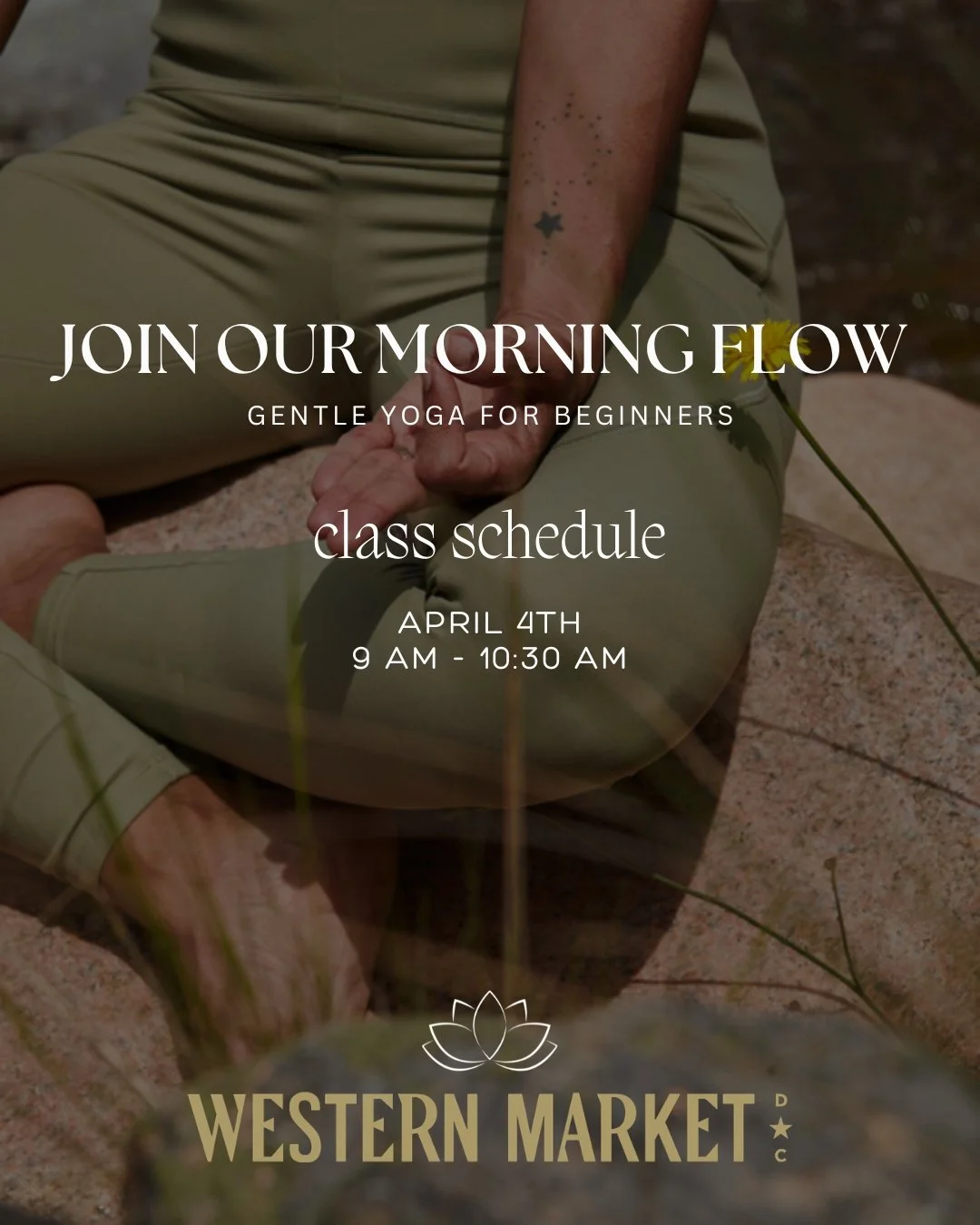 Comment YOGA 🧘&zwj;♀️ and we&rsquo;ll send you the sign-up link instantly 💌
Join us April 4th at Western Market for a feel-good flow you won&rsquo;t want to miss.