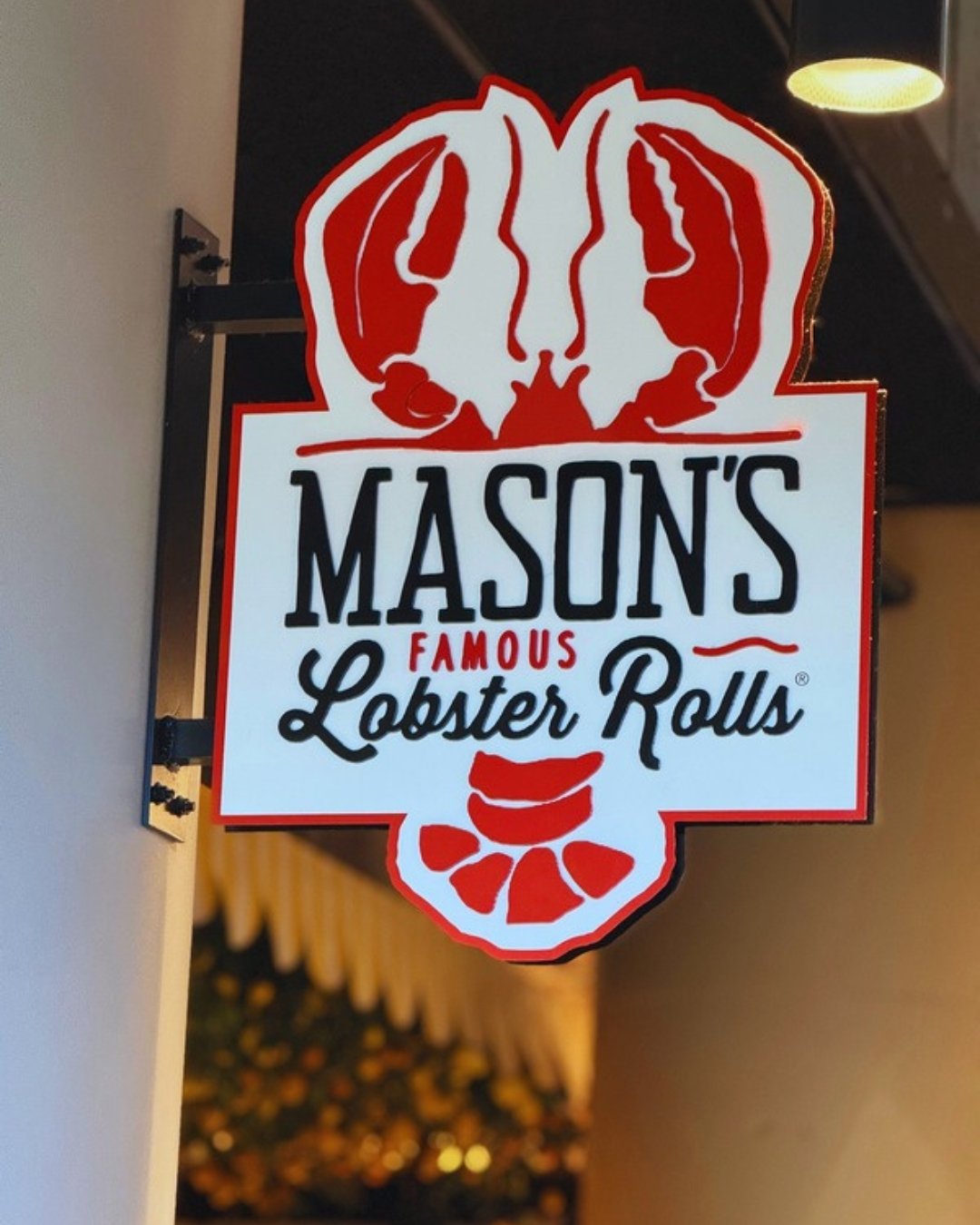 The sign says it all. 🦞 Come find @masonslobster at Western Market.