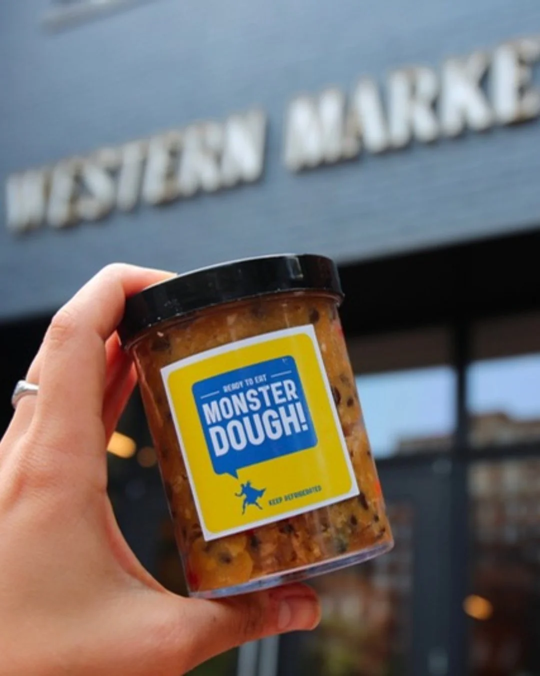 🍪 Monster Dough from @captaincookiedc is served by the jar at Western Market &mdash; no baking required, no sharing necessary.