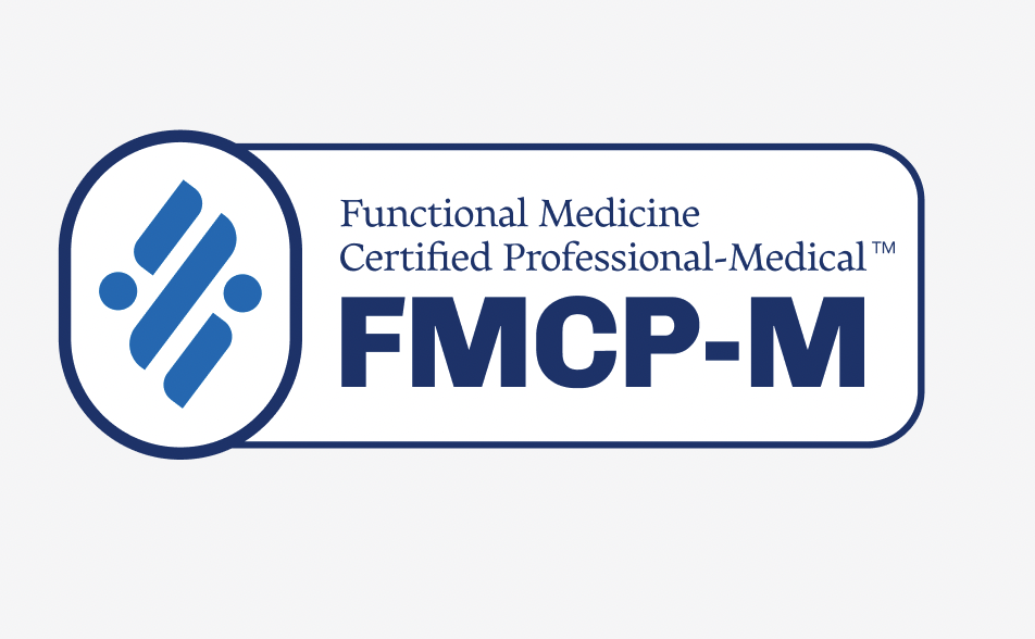 Badge showing Kristen Brown as a Certified Practitioner of the Institute for Functional Medicine