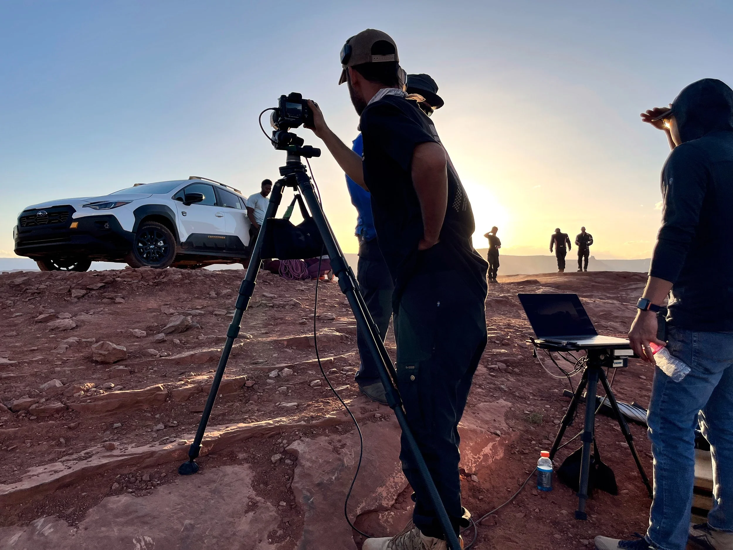 Subaru ad shot in Moab by Photographer Chris DeLorenzo. Produced by Gravy Productions. Digital Capture by Gestalt.