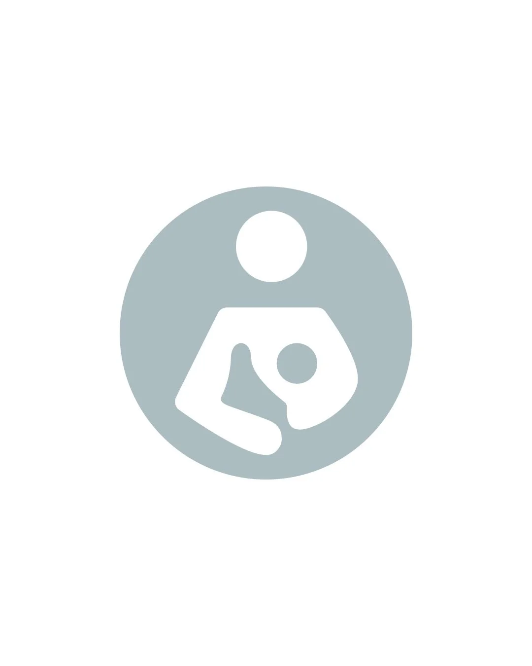 Icon of a woman holding a baby.