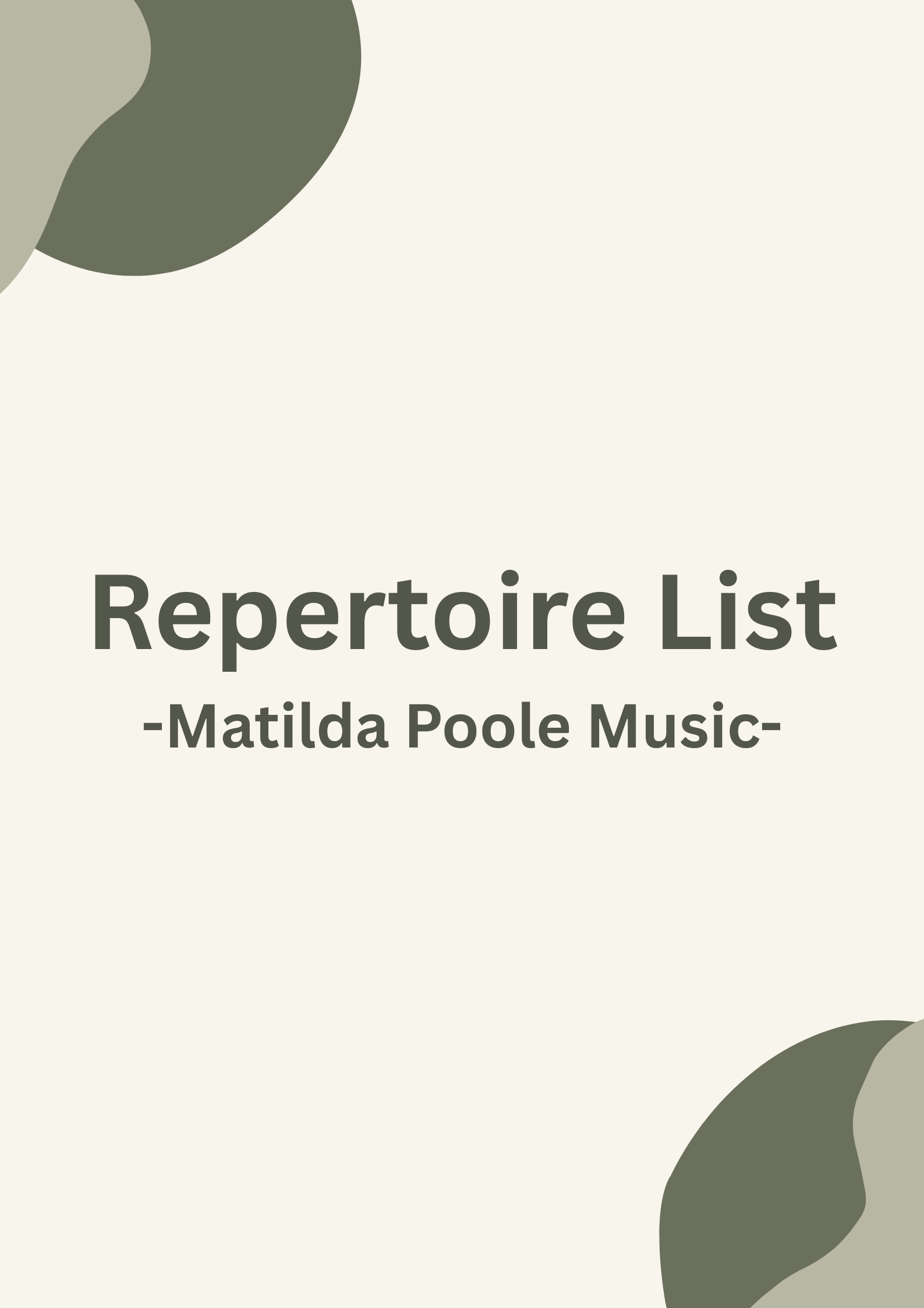 REPERTOIRE