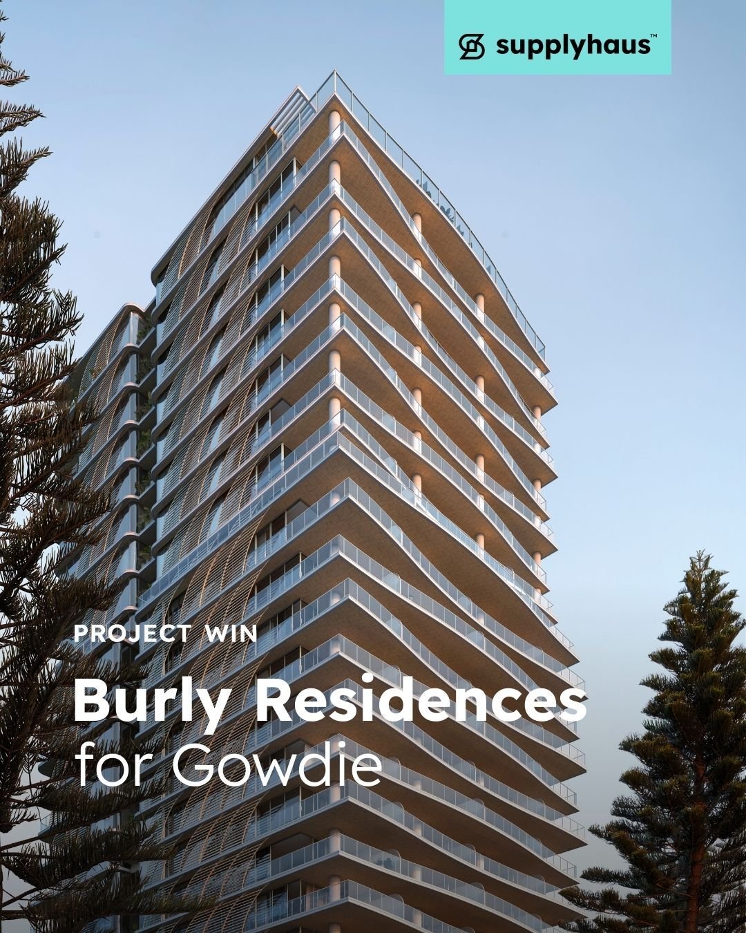 We&rsquo;re excited to have partnered with builder @GowdieManagementGroup to supply and install around 9,000 sqms of premium windows and doors for DD Living's Burly Residences development, situated in the heart of Burleigh Heads. 
 
It&rsquo;s a priv