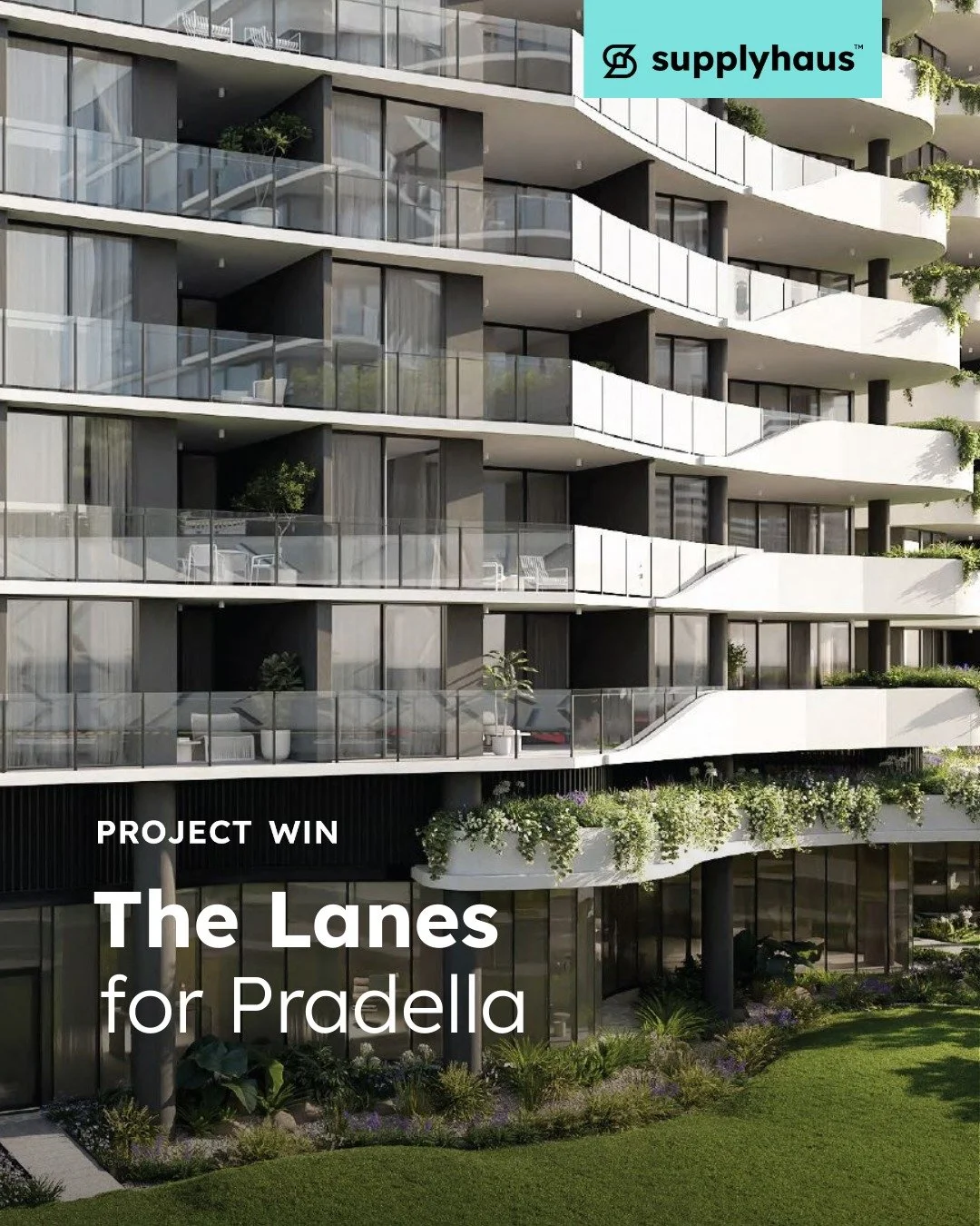 We&rsquo;re thrilled to be one of @pradella.developments preferred fa&ccedil;ade suppliers, with their team handpicking us to manufacture and install around 4,000 sqm of windows and doors for their high-end three-tower development, The Lanes.

@prade