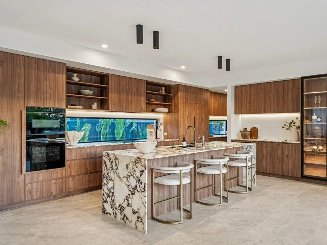 JOINERY l Our team crafted a full-house bespoke joinery package for this stunning Gold Coast residence by @jaysonpatedesign. 

From the gourmet kitchen and butler&rsquo;s pantry to the laundry, study, wardrobes and bathrooms, each piece was designed 
