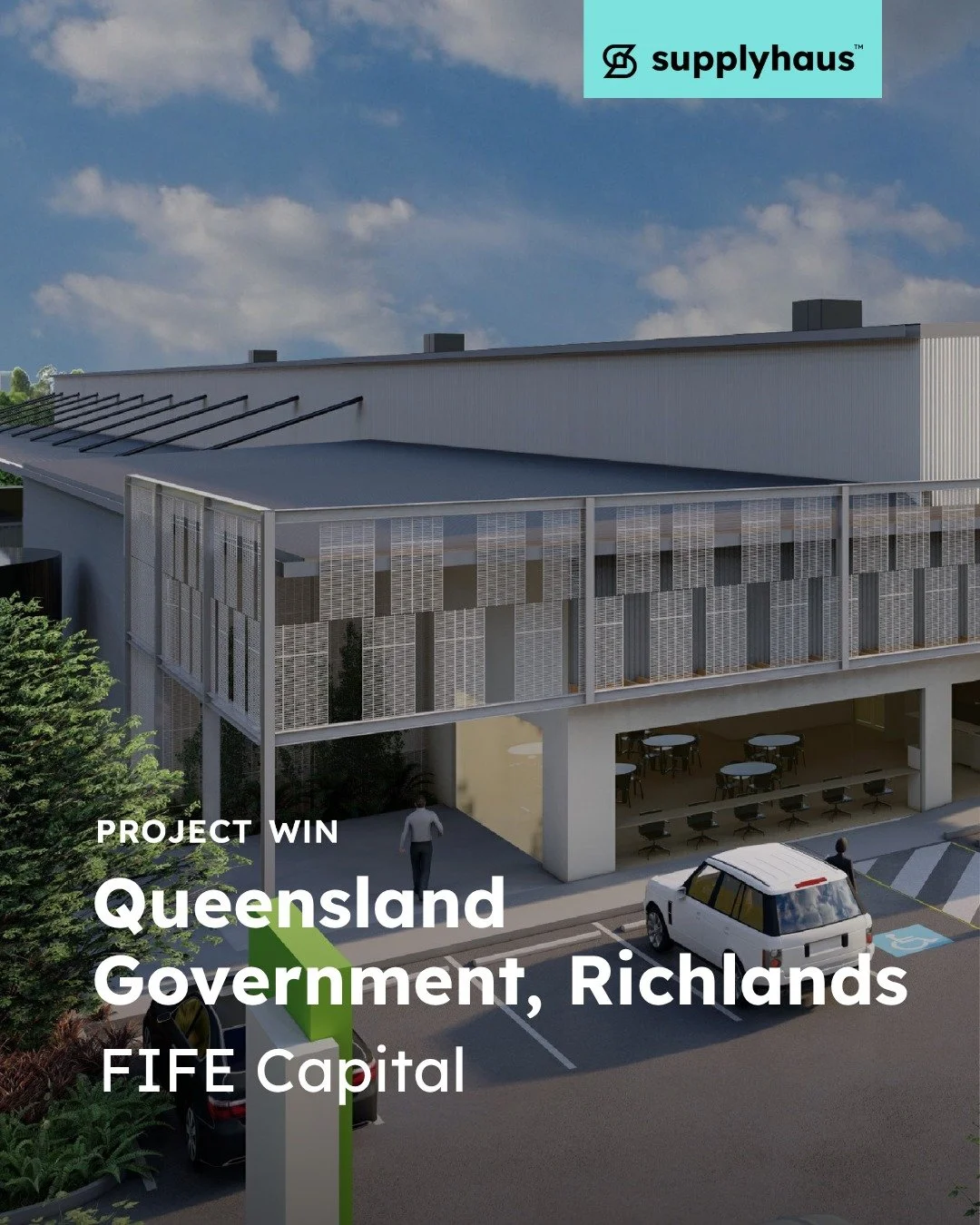 PROJECT WIN | Supplyhaus Steel has secured the supply for a 10,125 sqm project for @qldgov, marking our second collaboration with FIFE Capital.

The project includes warehouse, office, stairs, and miscellaneous areas, with a total of 349tonnes of ste